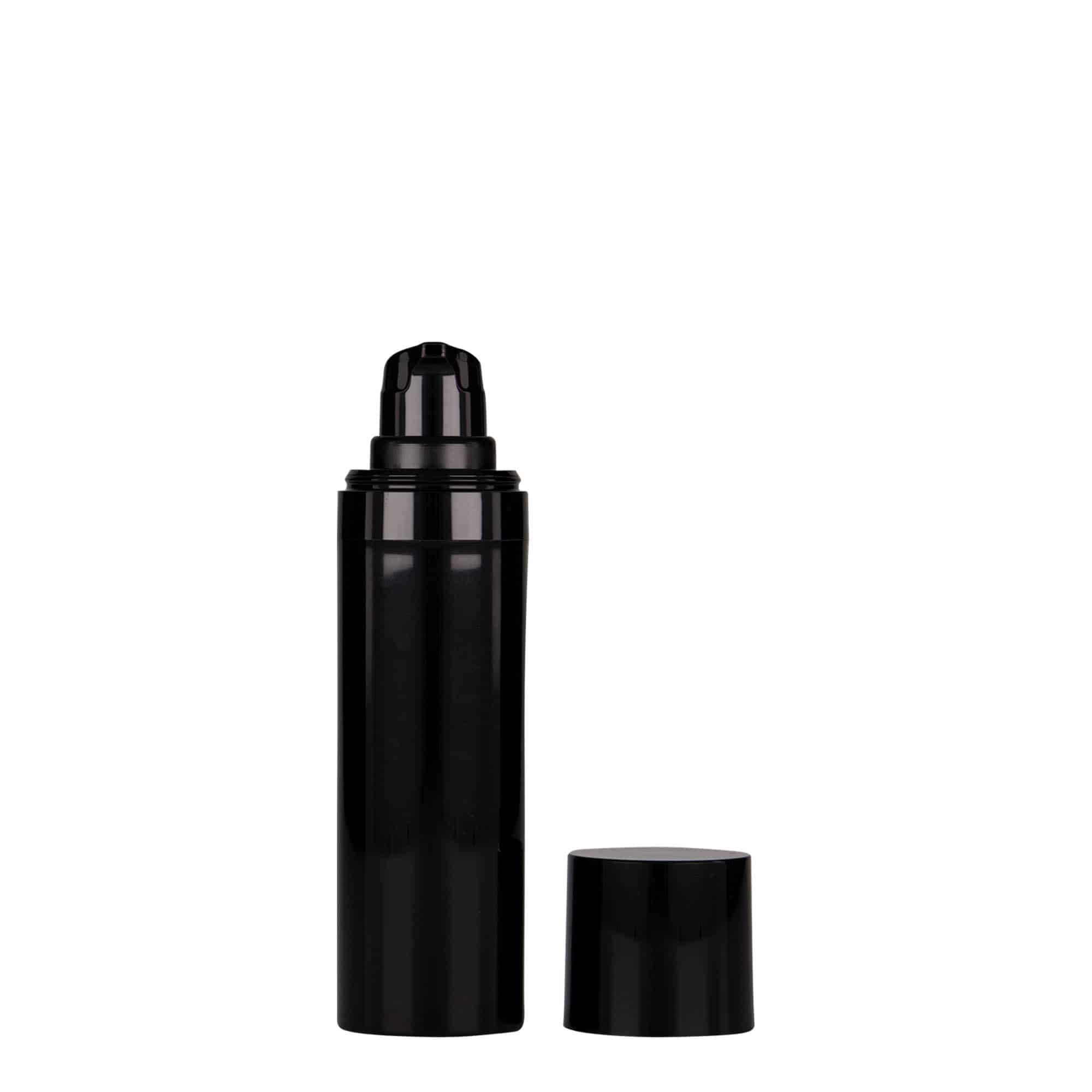 Dispensador Airless de 30 ml 'Micro', plástico PP, negro