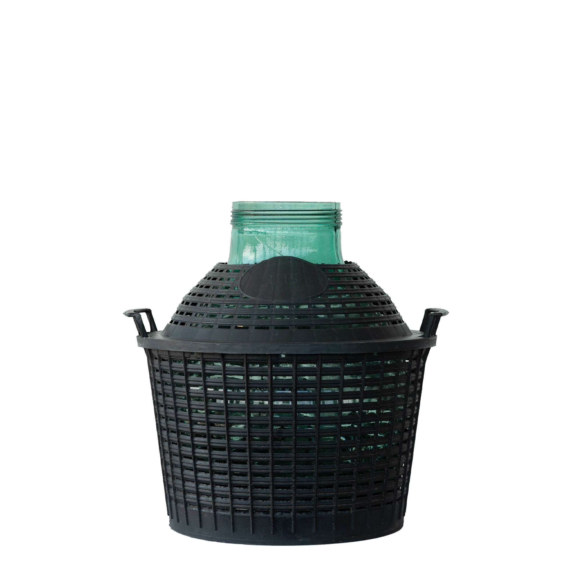 Botella de balón de 15 l, cuello ancho, vidrio, boca: cierre de rosca Botella de balón de 15 l, cuello ancho, vidrio, boca: cierre de rosca