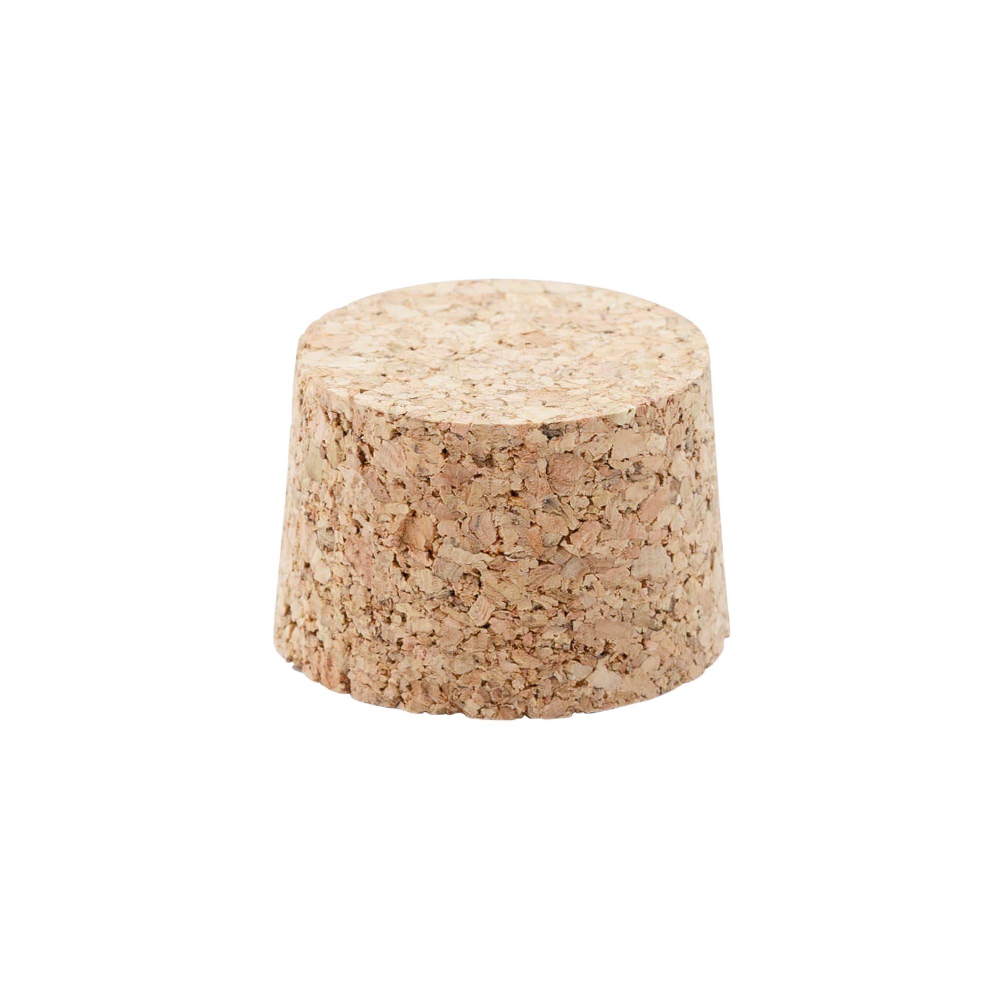 Tapón cónico 38-42 x 27, corcho prensado, beige, para boca: corcho