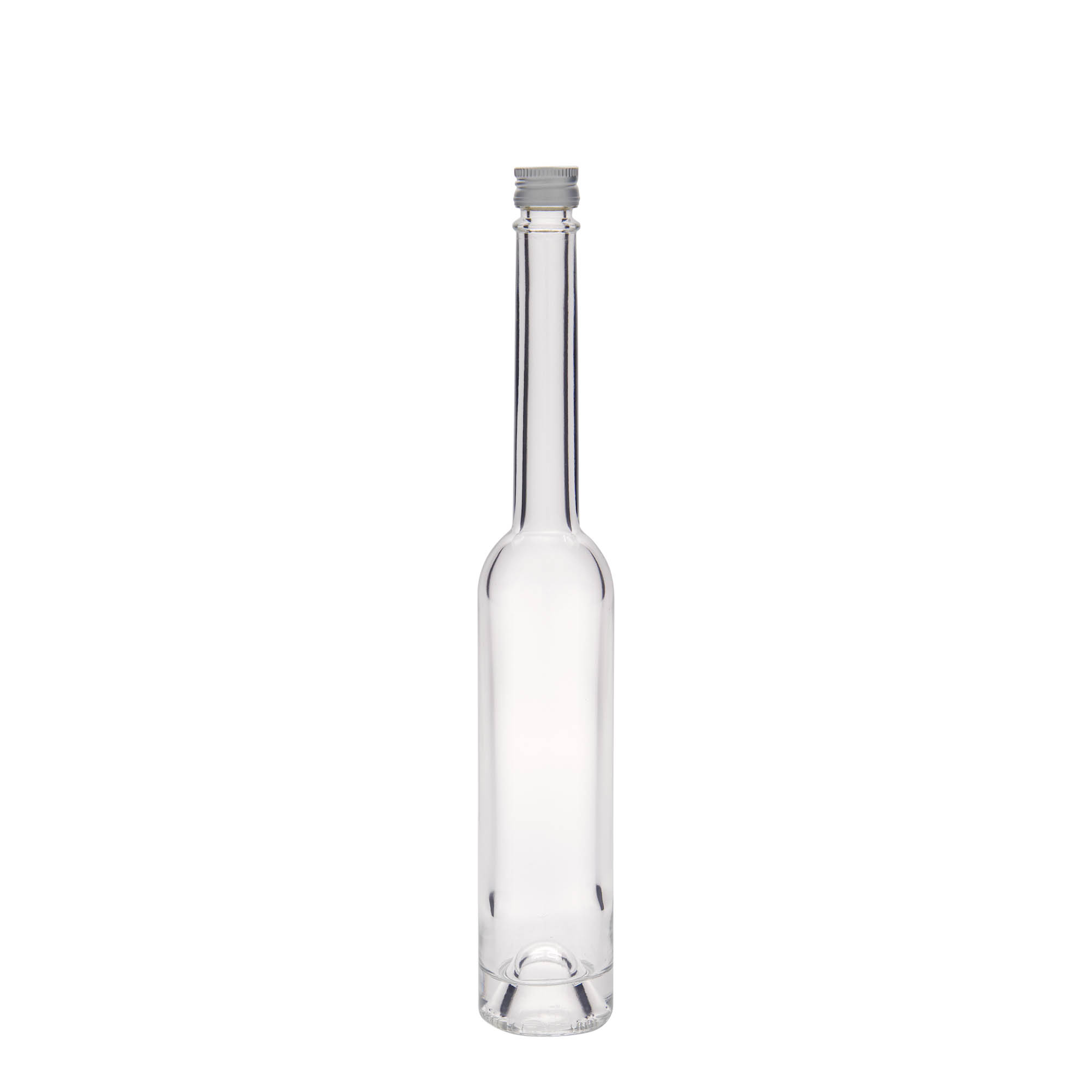 Botella de vidrio de 100 ml 'Platina', boca: PP 18