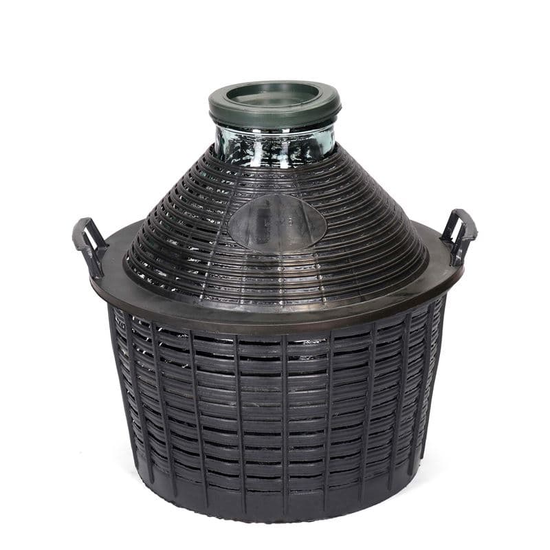Damajuana de cuello ancho de 25 l, vidrio, boca: capuchón Damajuana de cuello ancho de 25 l, vidrio, boca: capuchón