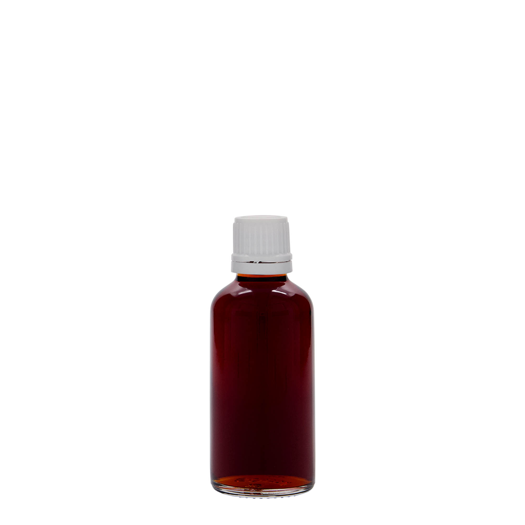 50 ml frasco medicinal, vidrio, boca: DIN 18