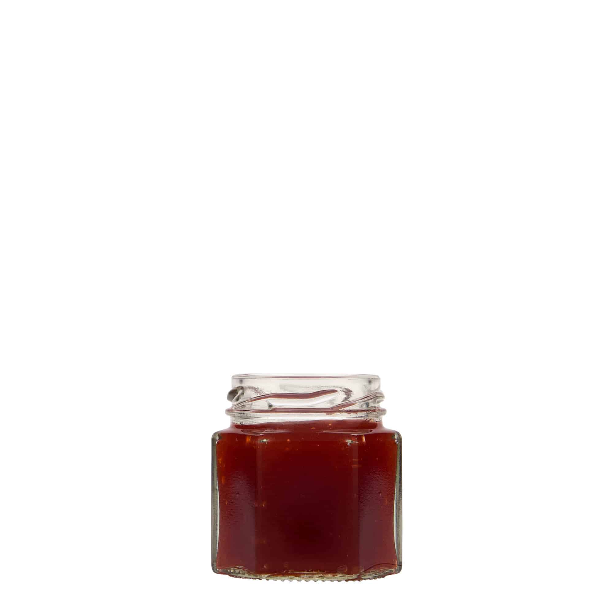 47 ml frasco hexagonal, boca: Twist-Off (TO 43) 47 ml frasco hexagonal, boca: Twist-Off (TO 43)