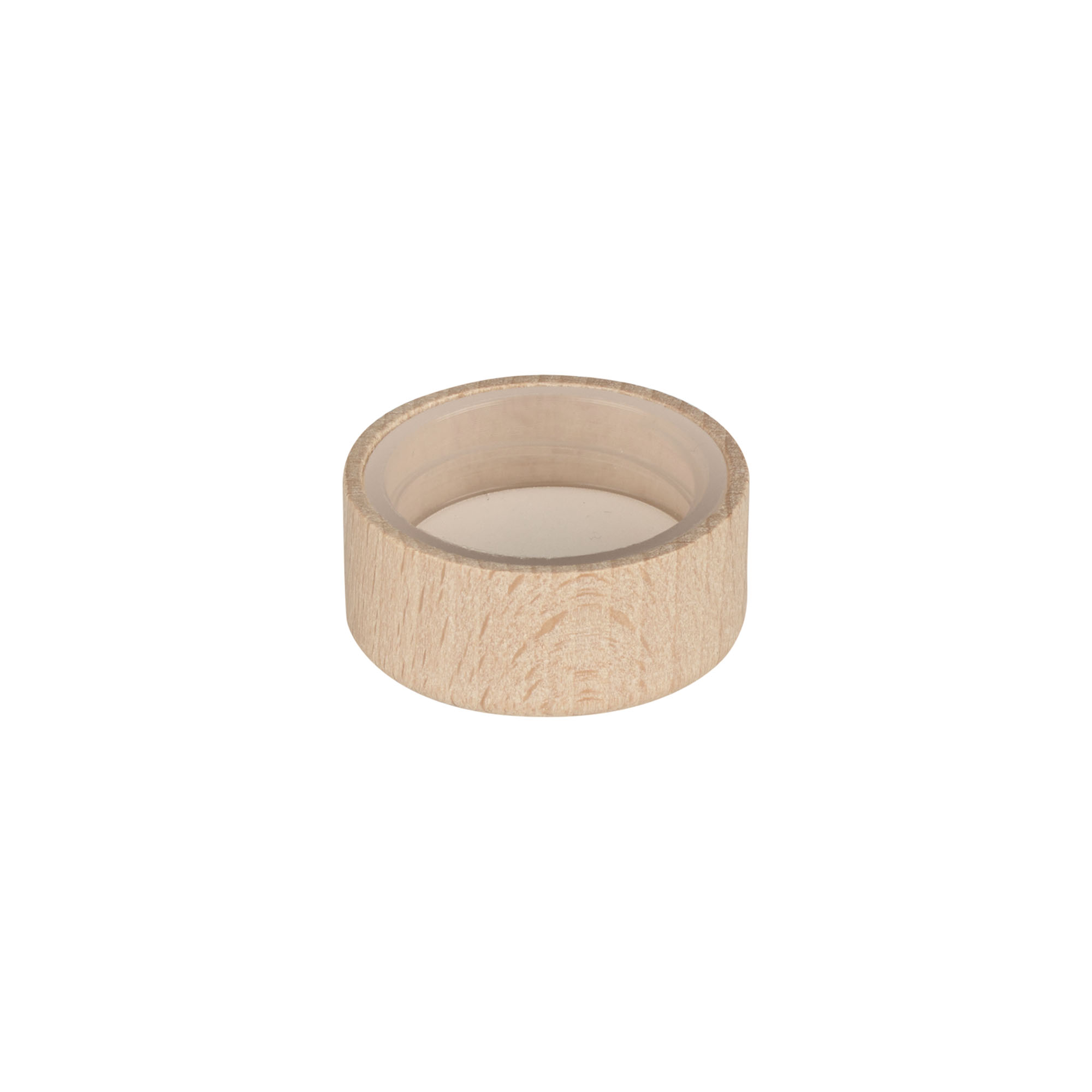 Tapón de rosca, madera, beige, para boca: GPI 28/400 Tapón de rosca, madera, beige, para boca: GPI 28/400