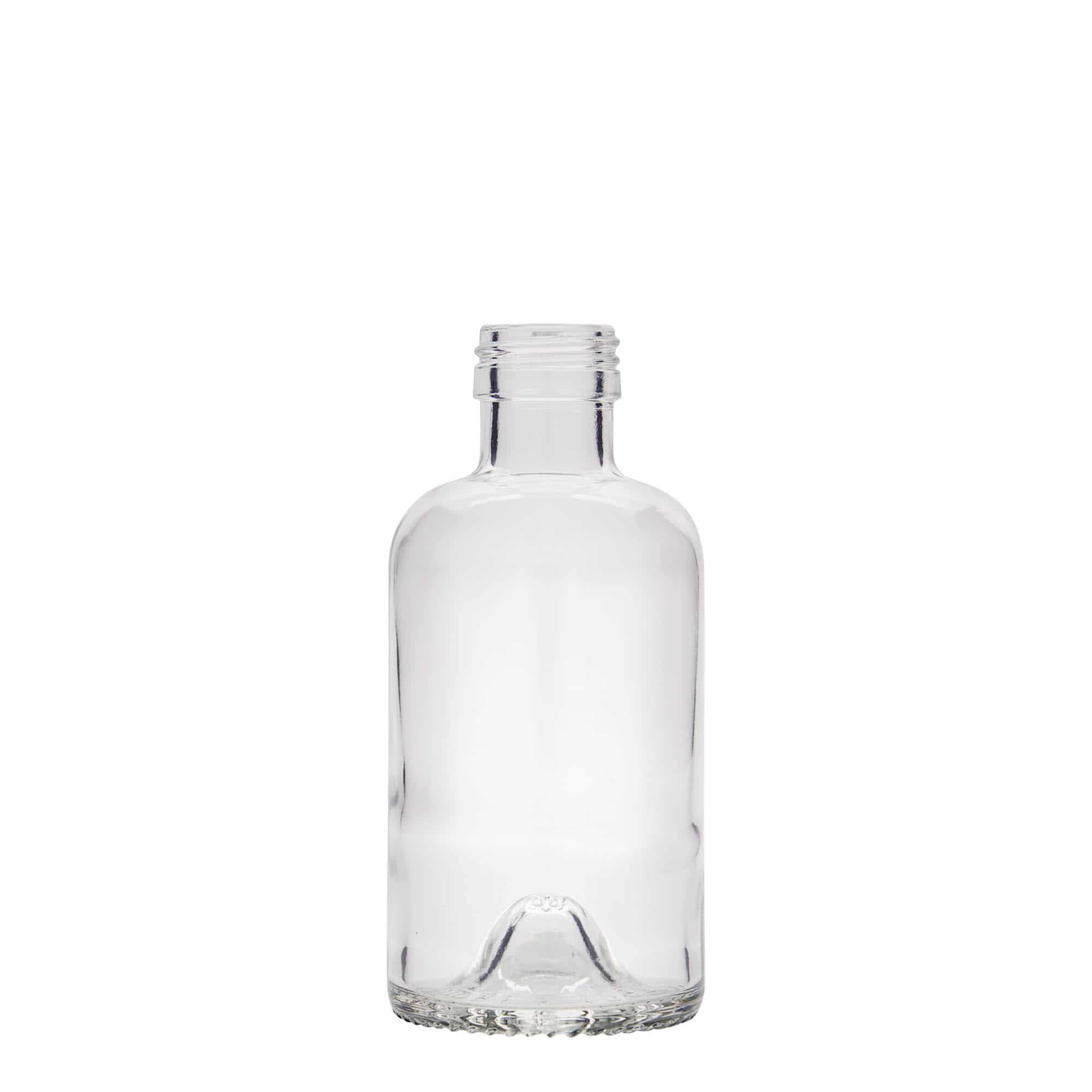 Botella de vidrio de farmacia de 250 ml, boca: PP 31,5