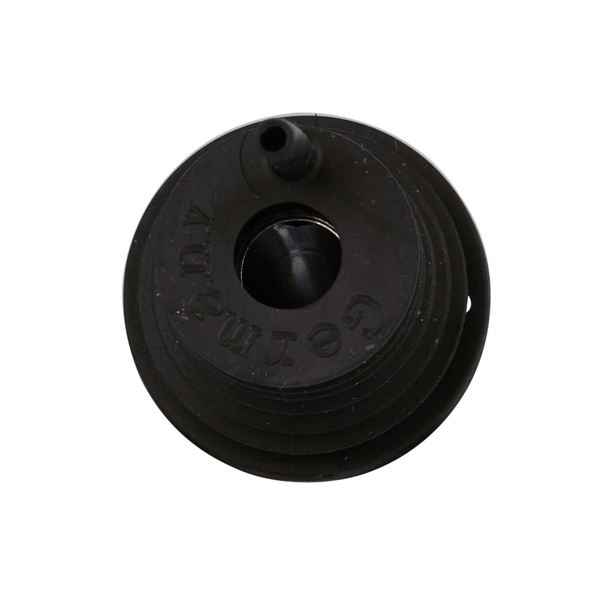 Vertedor Inox con cuello de terciopelo, acero inoxidable, plateado