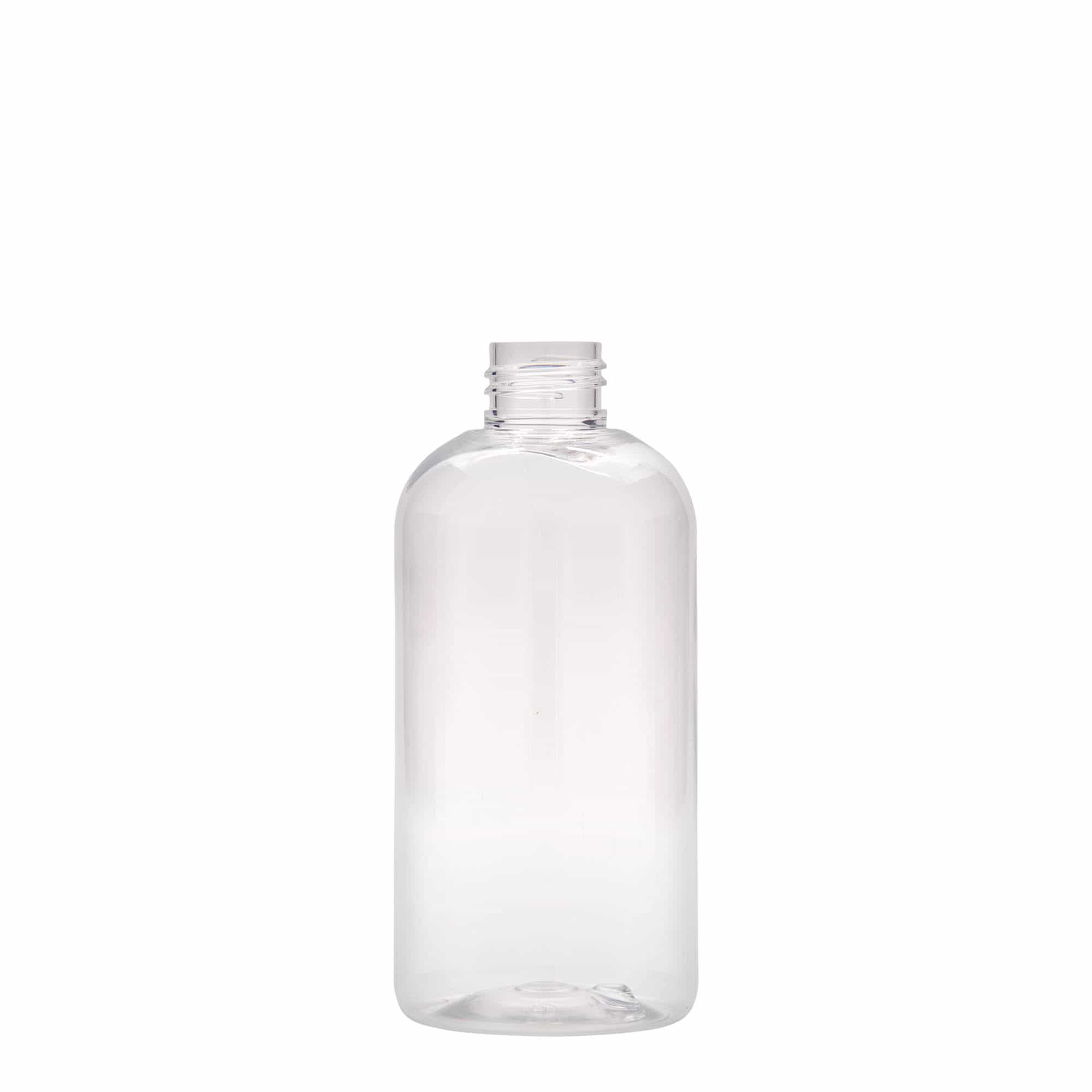 Botella de PET 'Boston' de 250 ml, plástico, boca: GPI 24/410 Botella de PET 'Boston' de 250 ml, plástico, boca: GPI 24/410