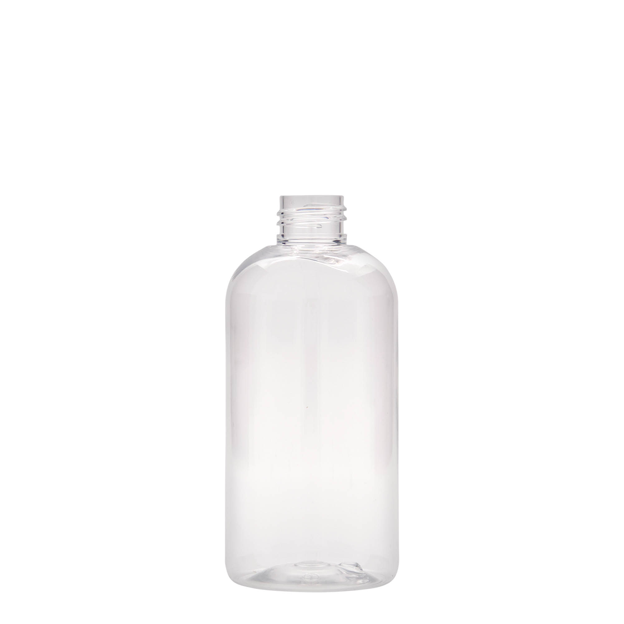 Botella PET de 250 ml 'Boston', plástico, boca: 24/410
