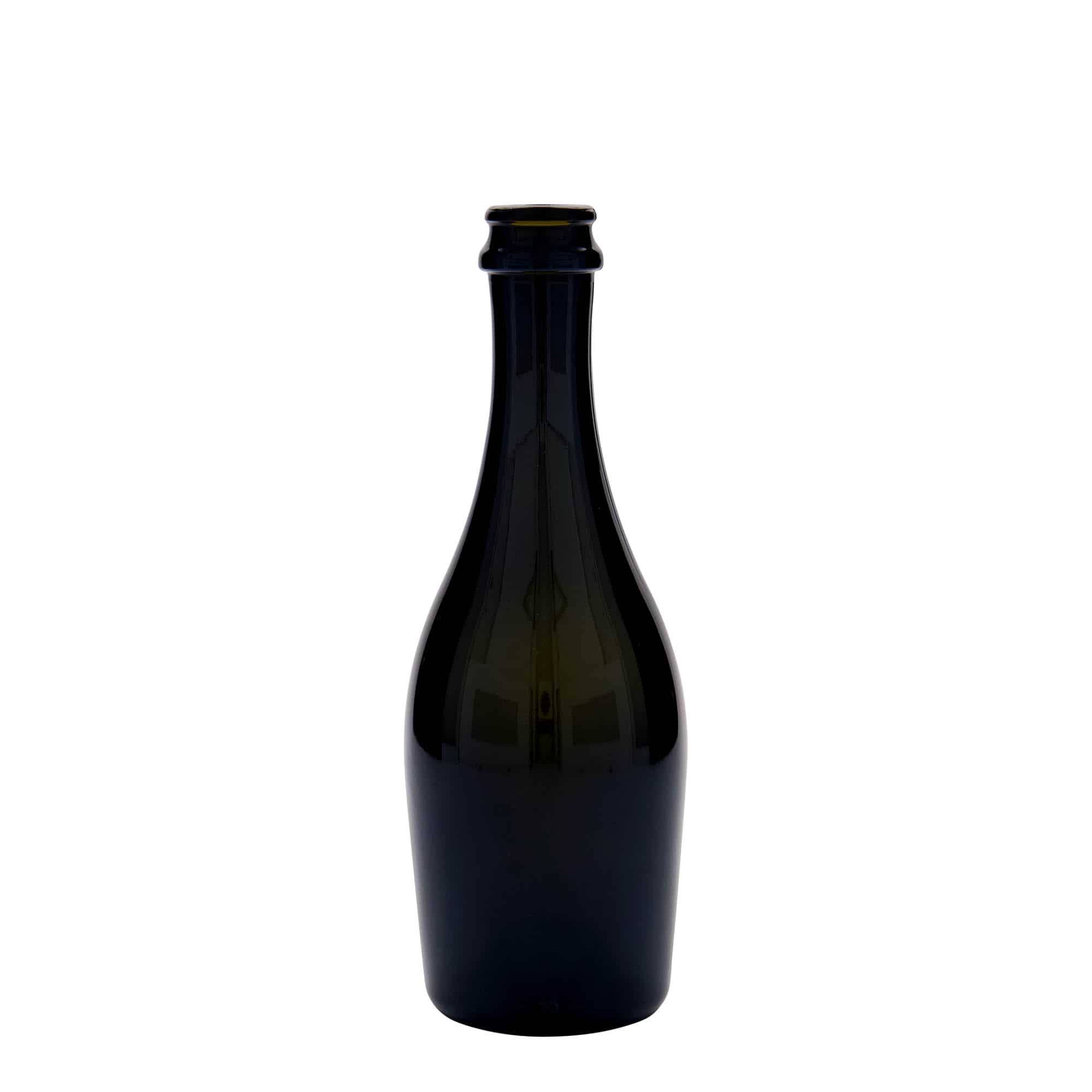 Botella de cava 'Carmen' de 330 ml, vidrio, verde antiguo, boca: chapa Botella de cava 'Carmen' de 330 ml, vidrio, verde antiguo, boca: chapa