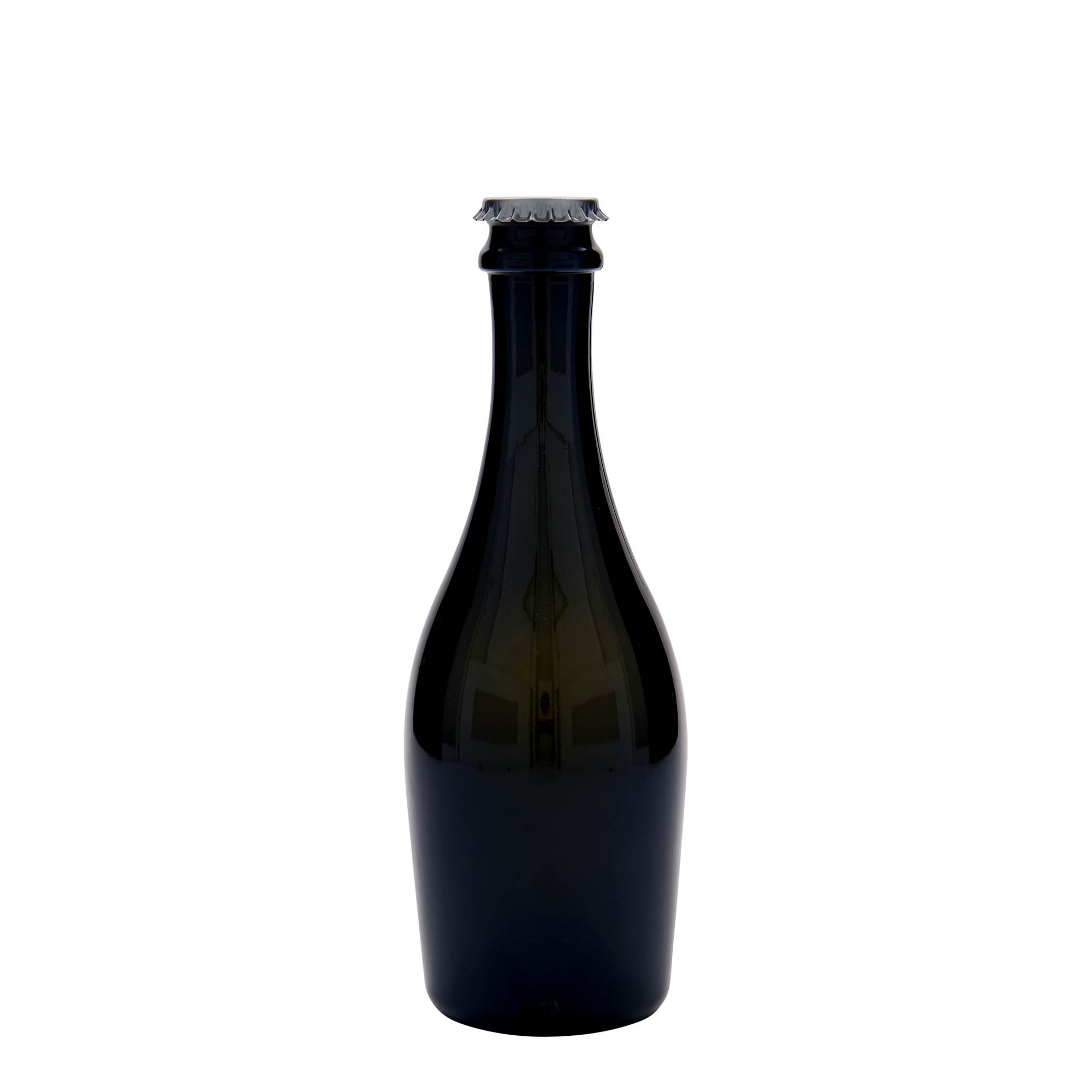 Botella de espumoso de 330 ml 'Carmen', vidrio, verde antiguo, boca: tapón corona