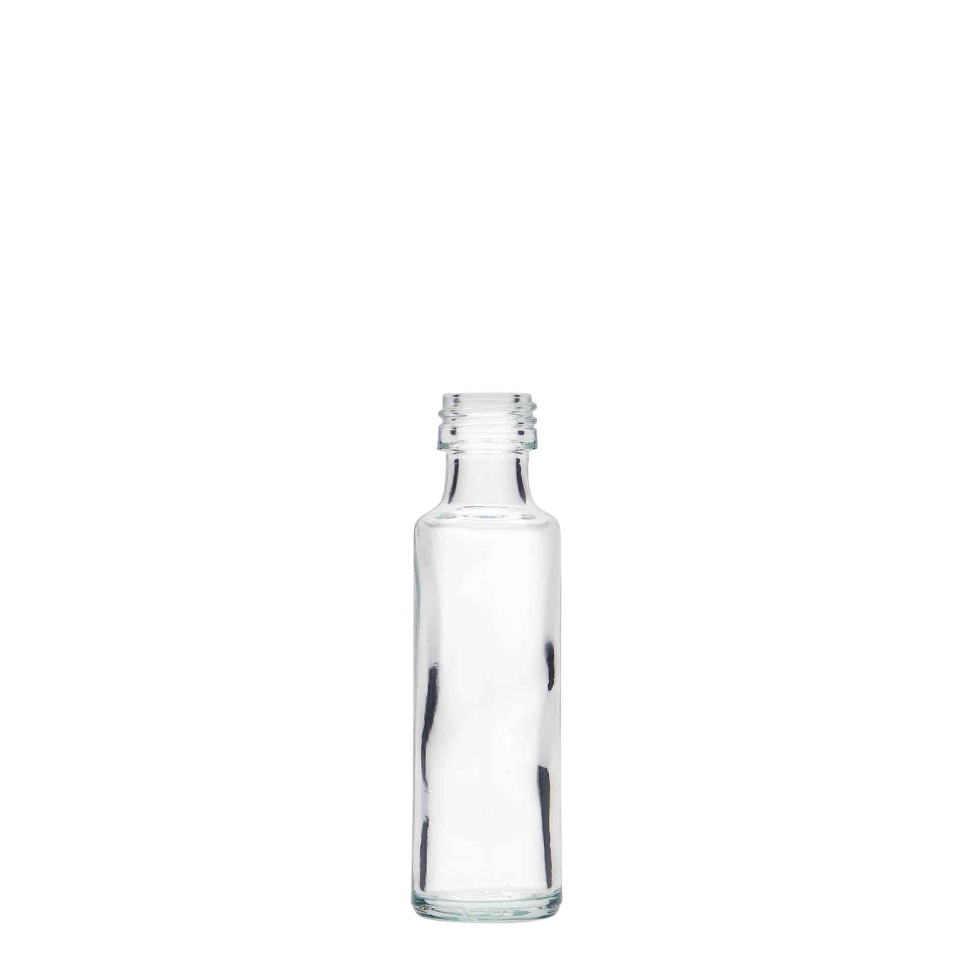 Botella de vidrio 'Dorica' de 20 ml, boca: PP 18 Botella de vidrio 'Dorica' de 20 ml, boca: PP 18