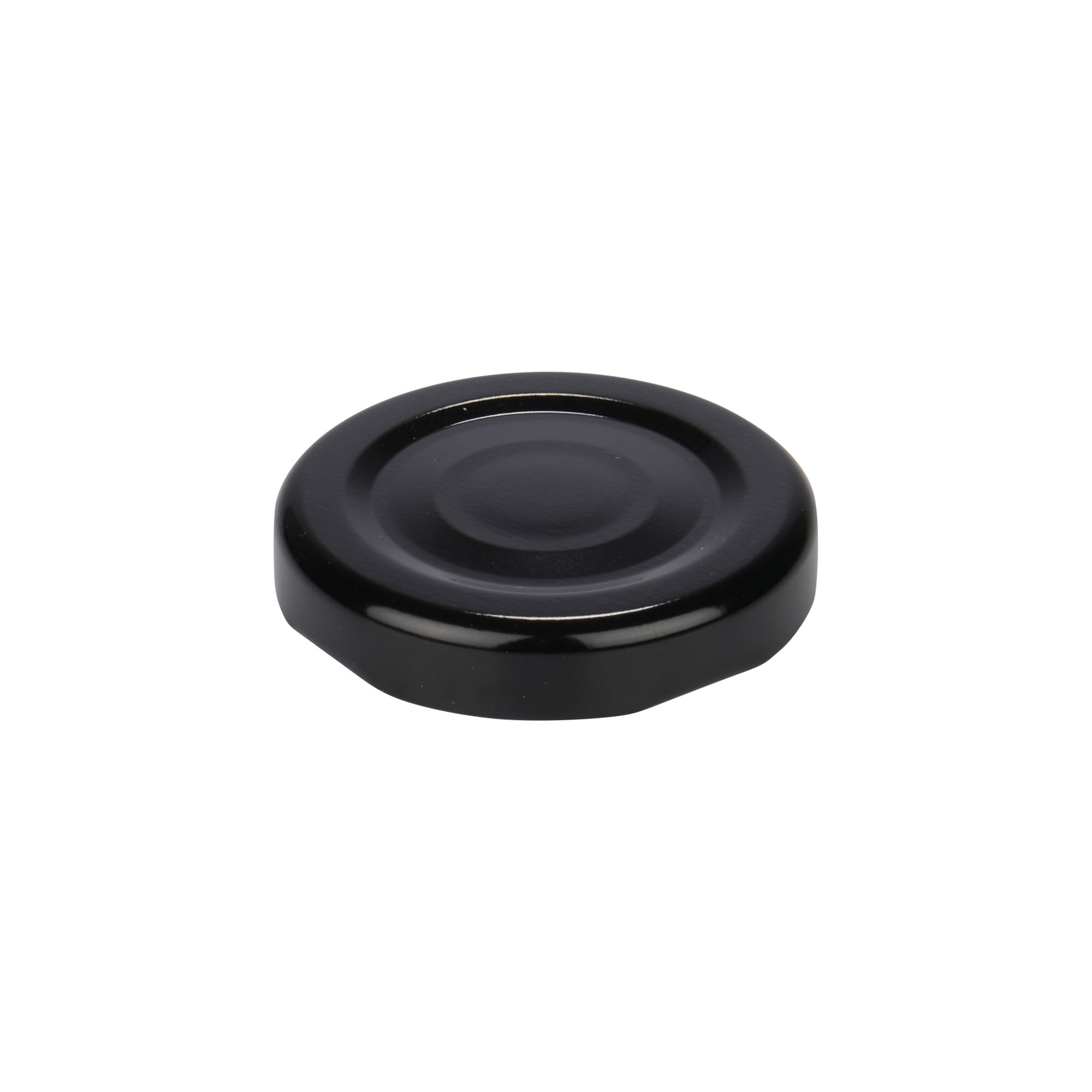 Tapa Twist-Off, hojalata, negra, para boca: TO 43
