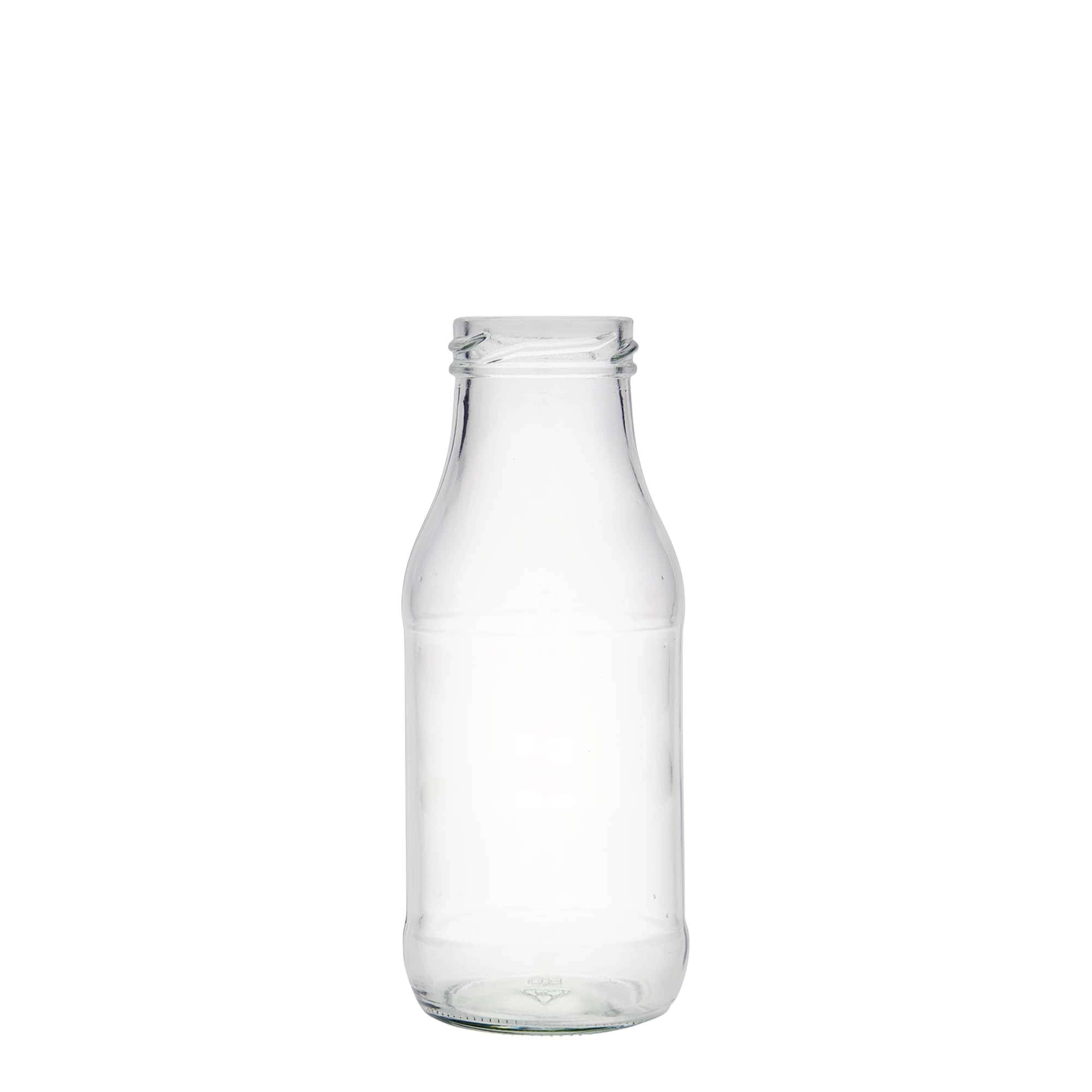 Botella de vidrio Tina de 250 ml, boca: Twist-Off (TO 43)