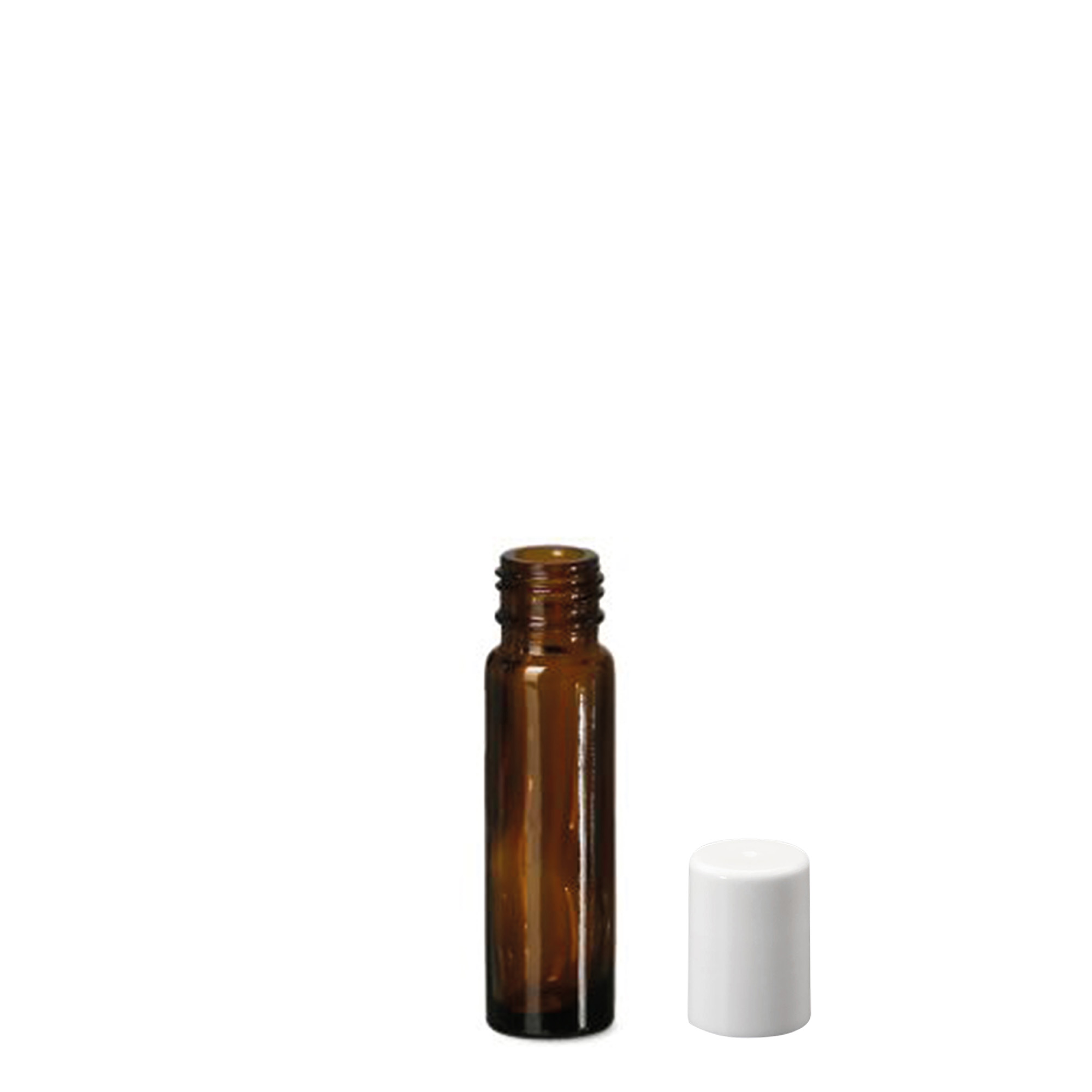 Botella de roll-on de 10 ml, vidrio, marrón, boca: cierre de rosca Botella de roll-on de 10 ml, vidrio, marrón, boca: cierre de rosca