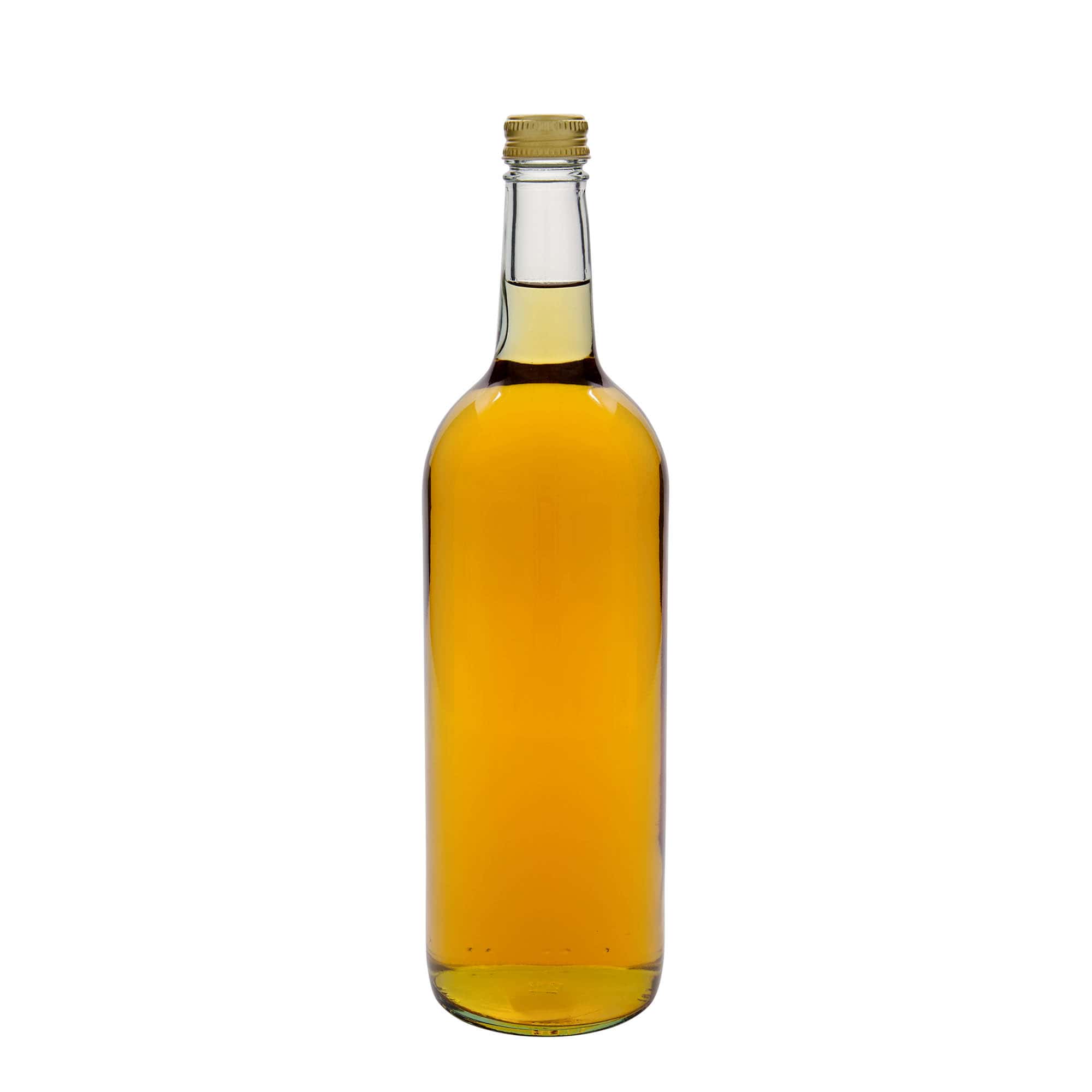 1.000 ml botella universal, vidrio, boca: PP 28
