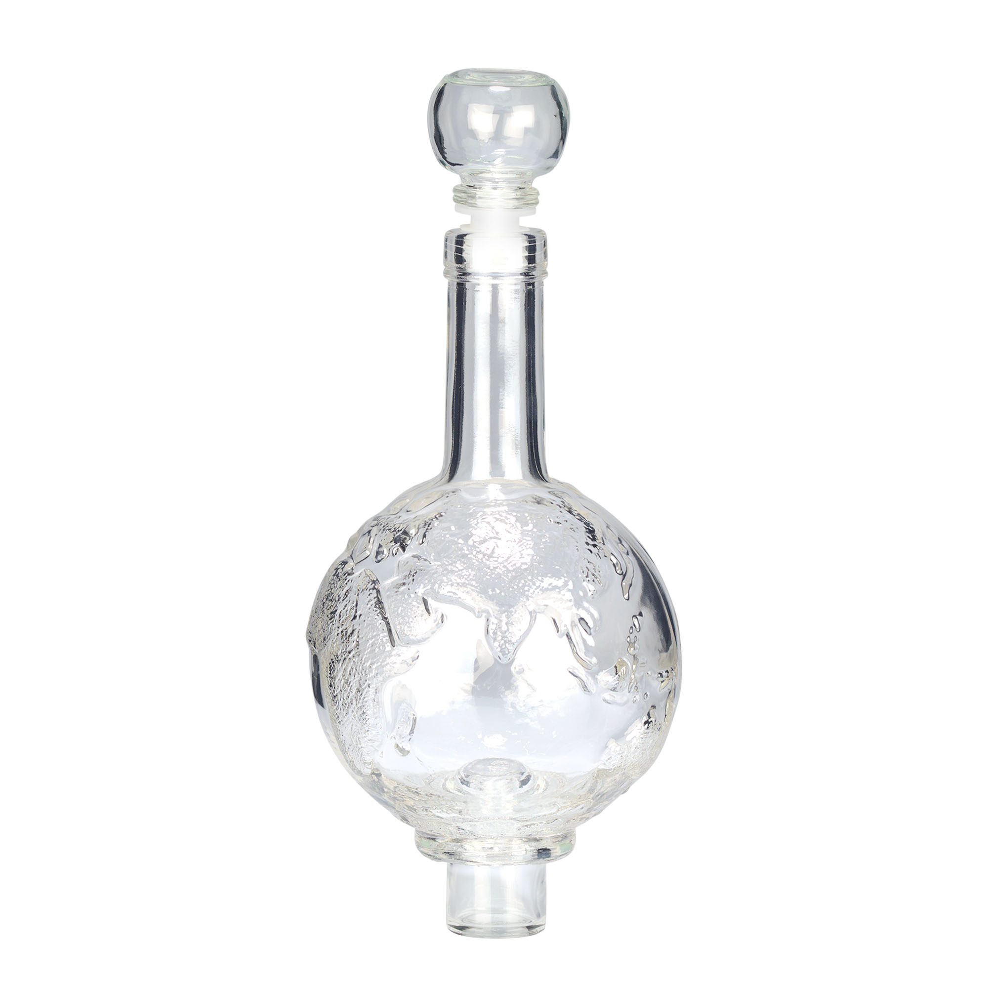 Botella de vidrio de 500 ml 'Globus', boca: corcho
