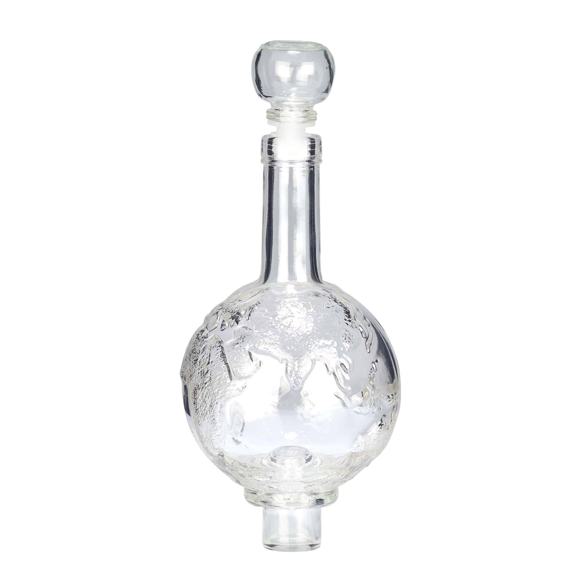 Botella de vidrio de 500 ml 'Globus', boca: corcho