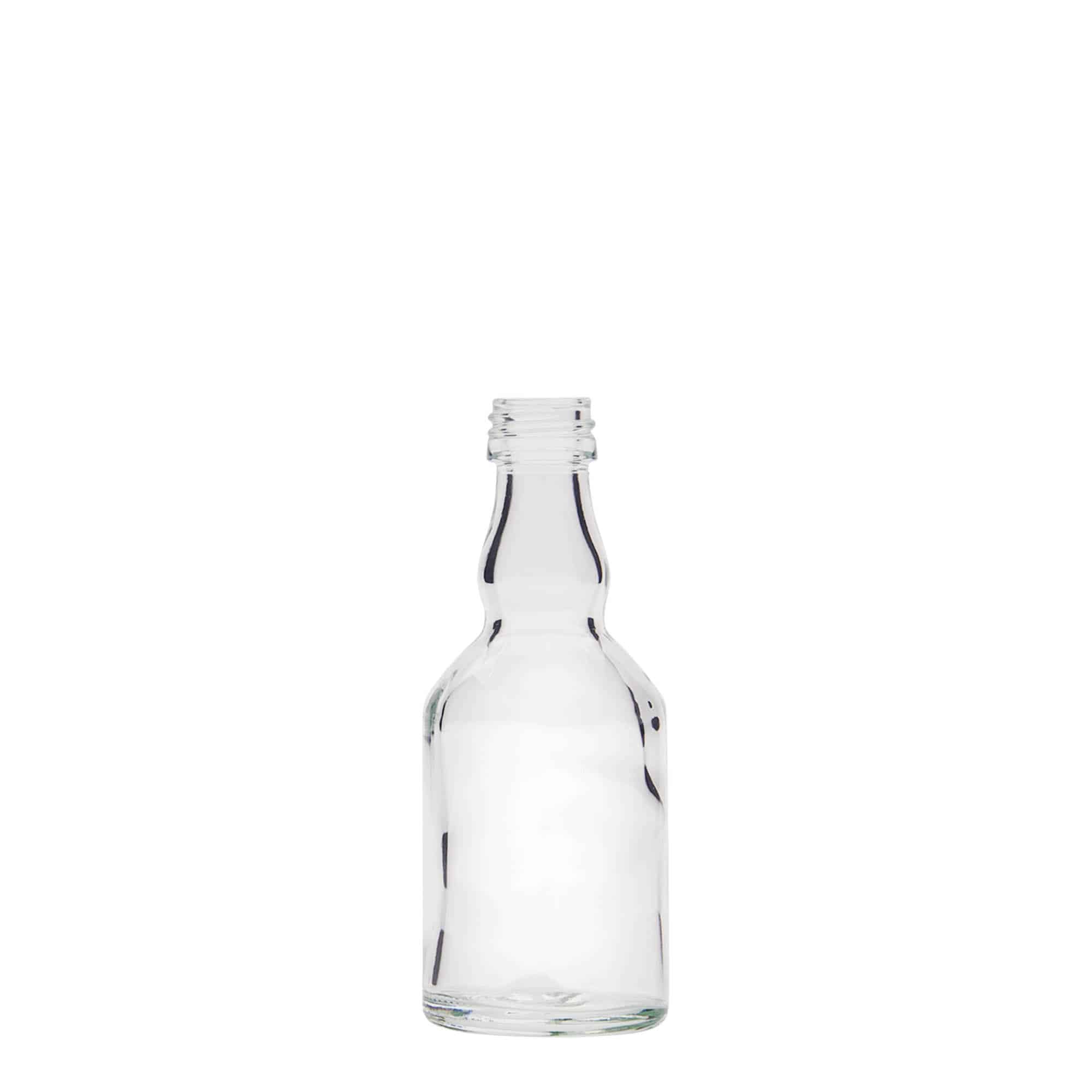 Botella de vidrio 'Georgio' de 50 ml, boca: PP 18 Botella de vidrio 'Georgio' de 50 ml, boca: PP 18