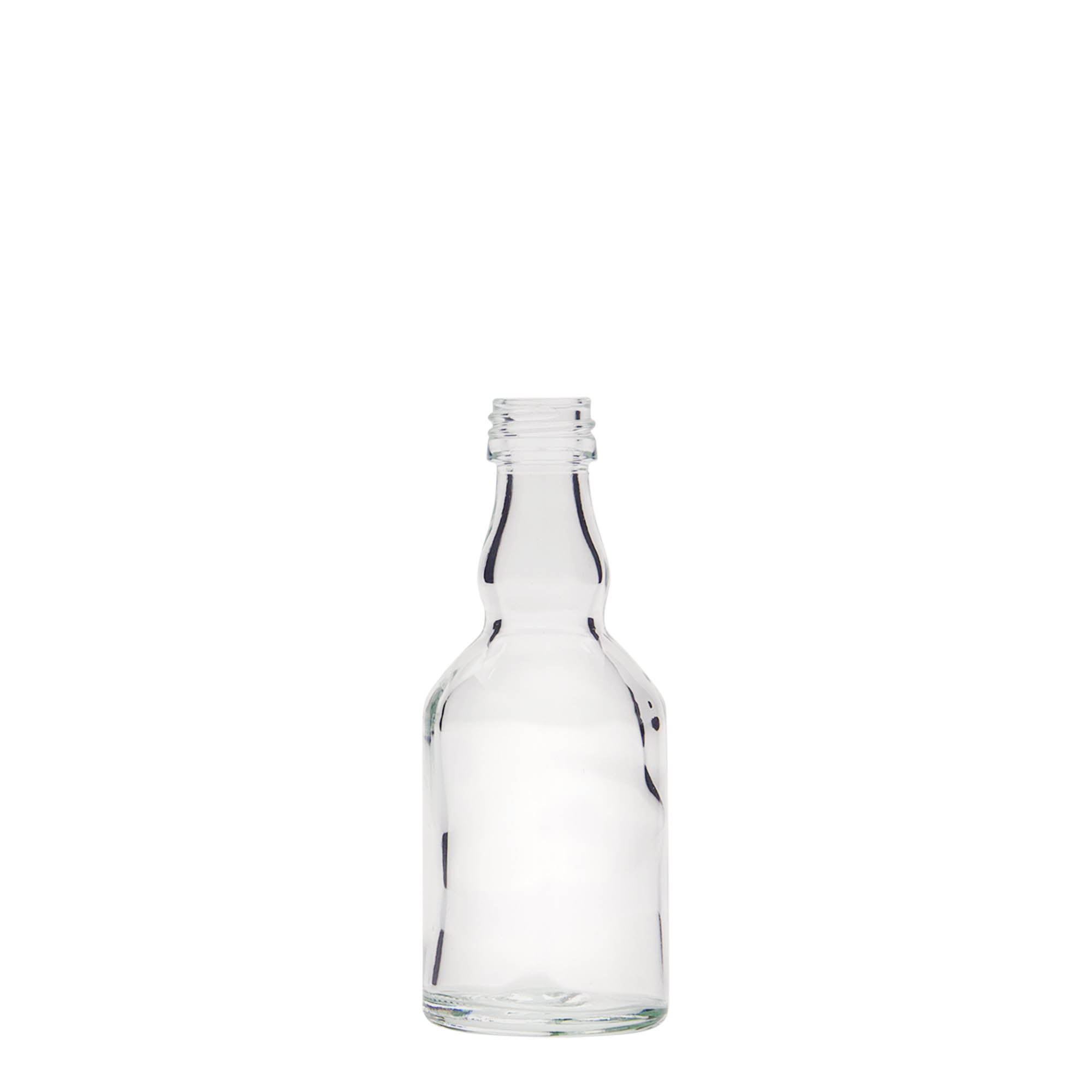 Botella de vidrio de 50 ml 'Georgio', boca: PP 18 Botella de vidrio de 50 ml 'Georgio', boca: PP 18