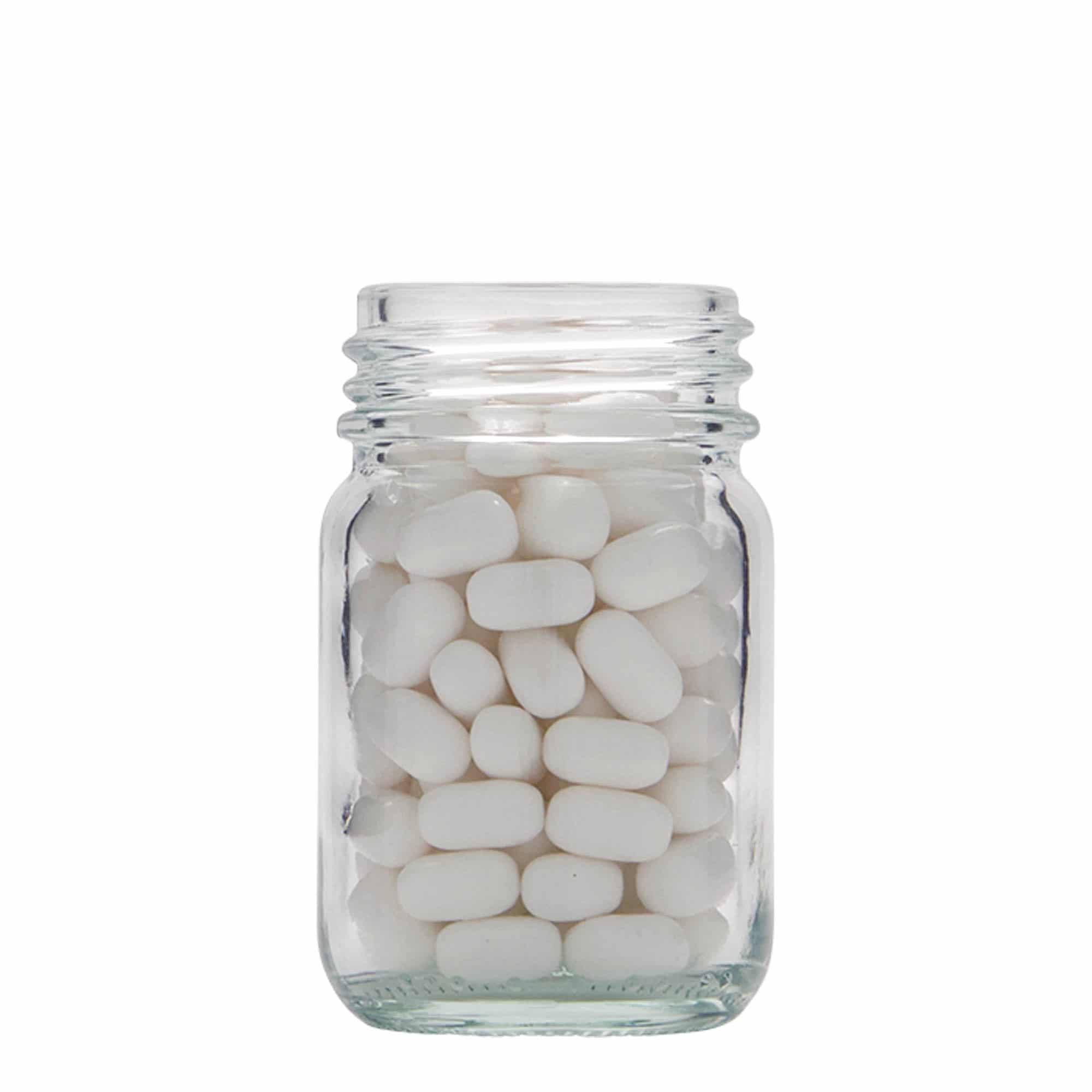 Tarro de boca ancha de 50 ml, boca: DIN 40