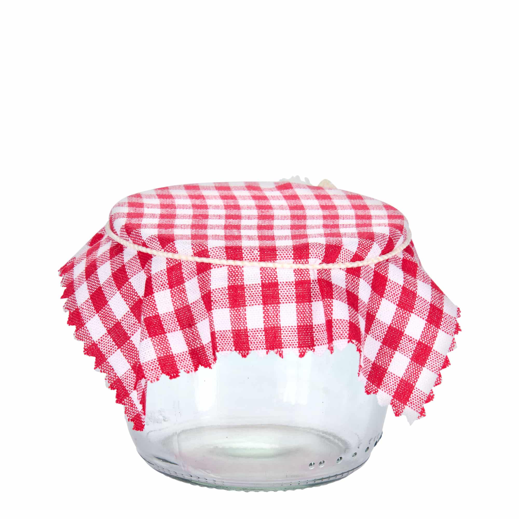 Mantelito de tela a cuadros 12x12, cuadrado, textil, rojo, boca: TO38-TO53