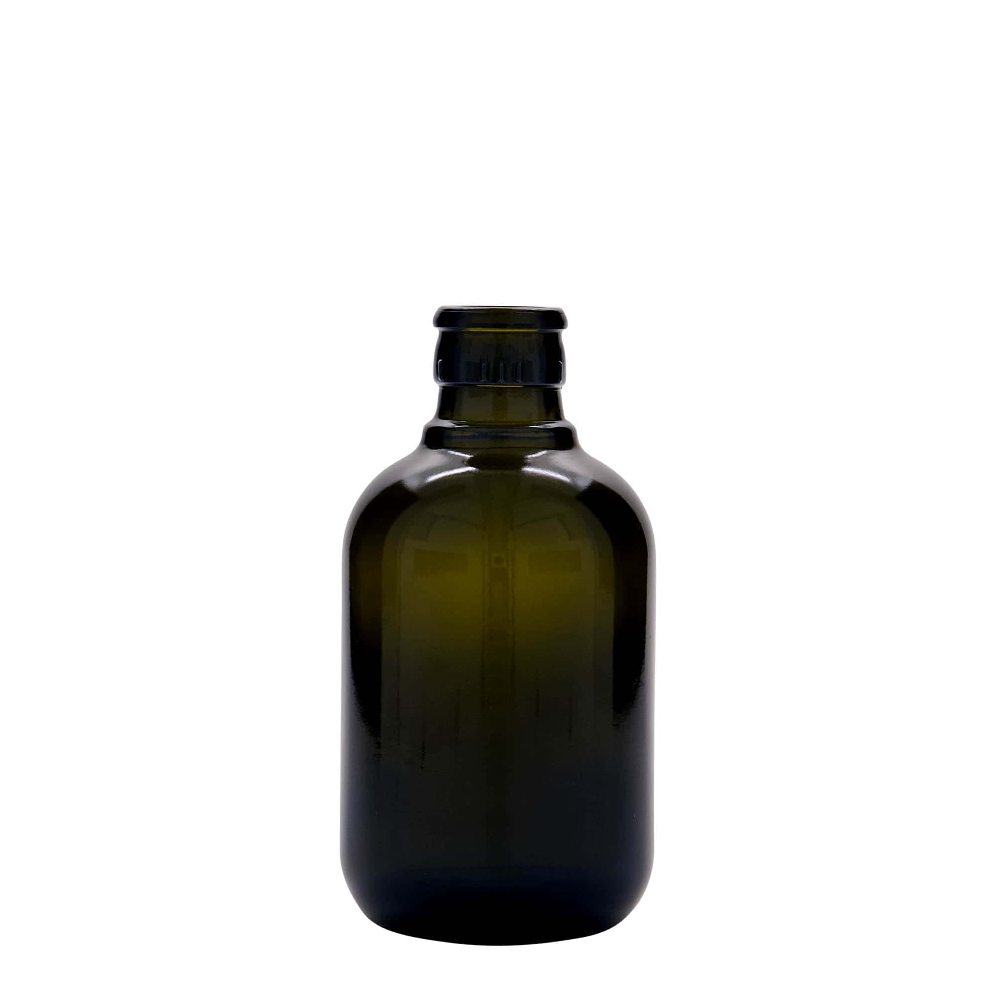 250 ml Botella para vinagre/aceite 'Biolio', vidrio, verde antiguo, boca: DOP