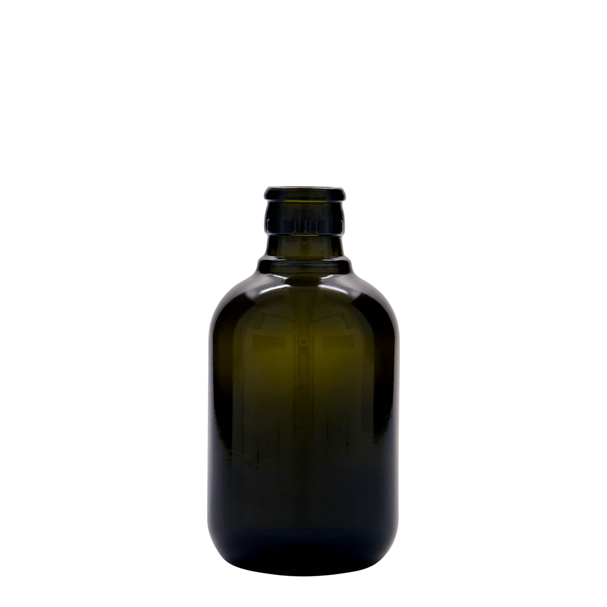 250 ml Botella para vinagre/aceite 'Biolio', vidrio, verde antiguo, boca: DOP
