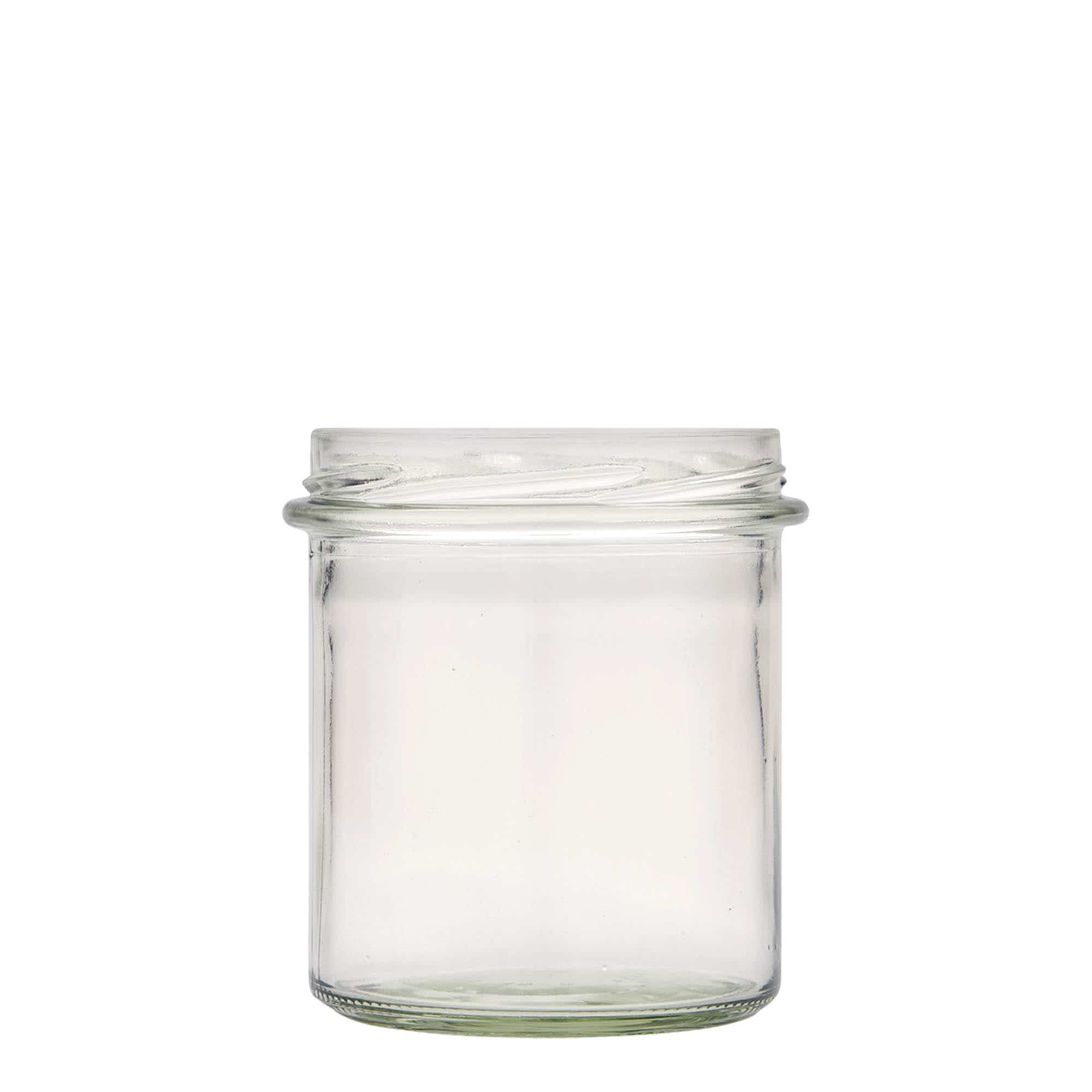Tarro de vidrio cilíndrico alto de 350 ml, boca: Twist-Off (TO 82) Tarro de vidrio cilíndrico alto de 350 ml, boca: Twist-Off (TO 82)