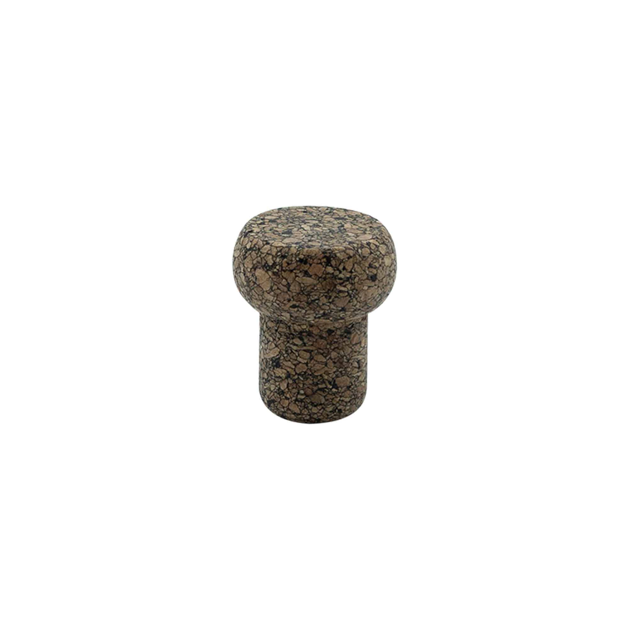 Tapón de corcho 'Barrel' 19,5 mm, Corkcoal, para boca: corcho