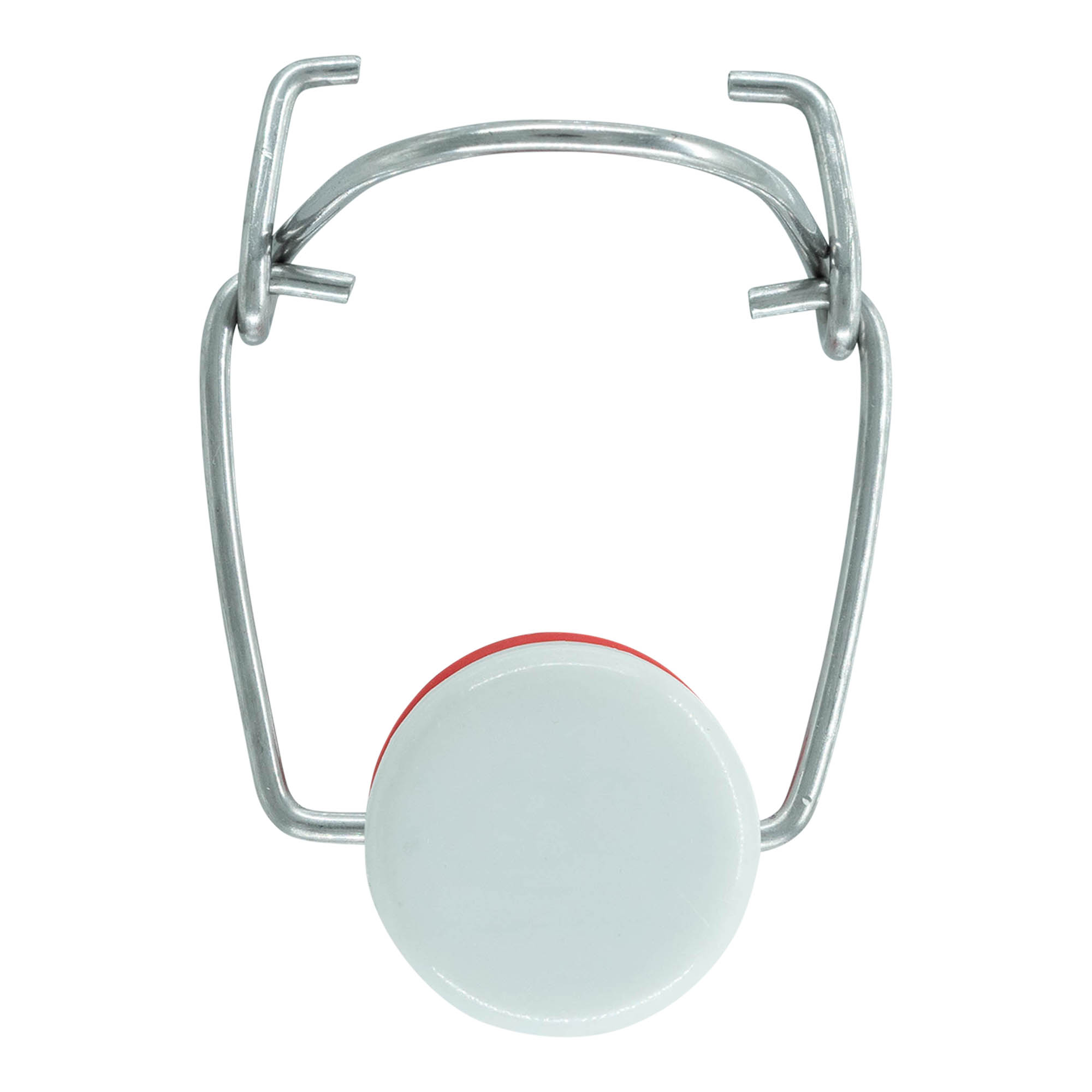 Cierre de palanca tamaño especial, plástico, rojo-blanco Cierre de palanca tamaño especial, plástico, rojo-blanco