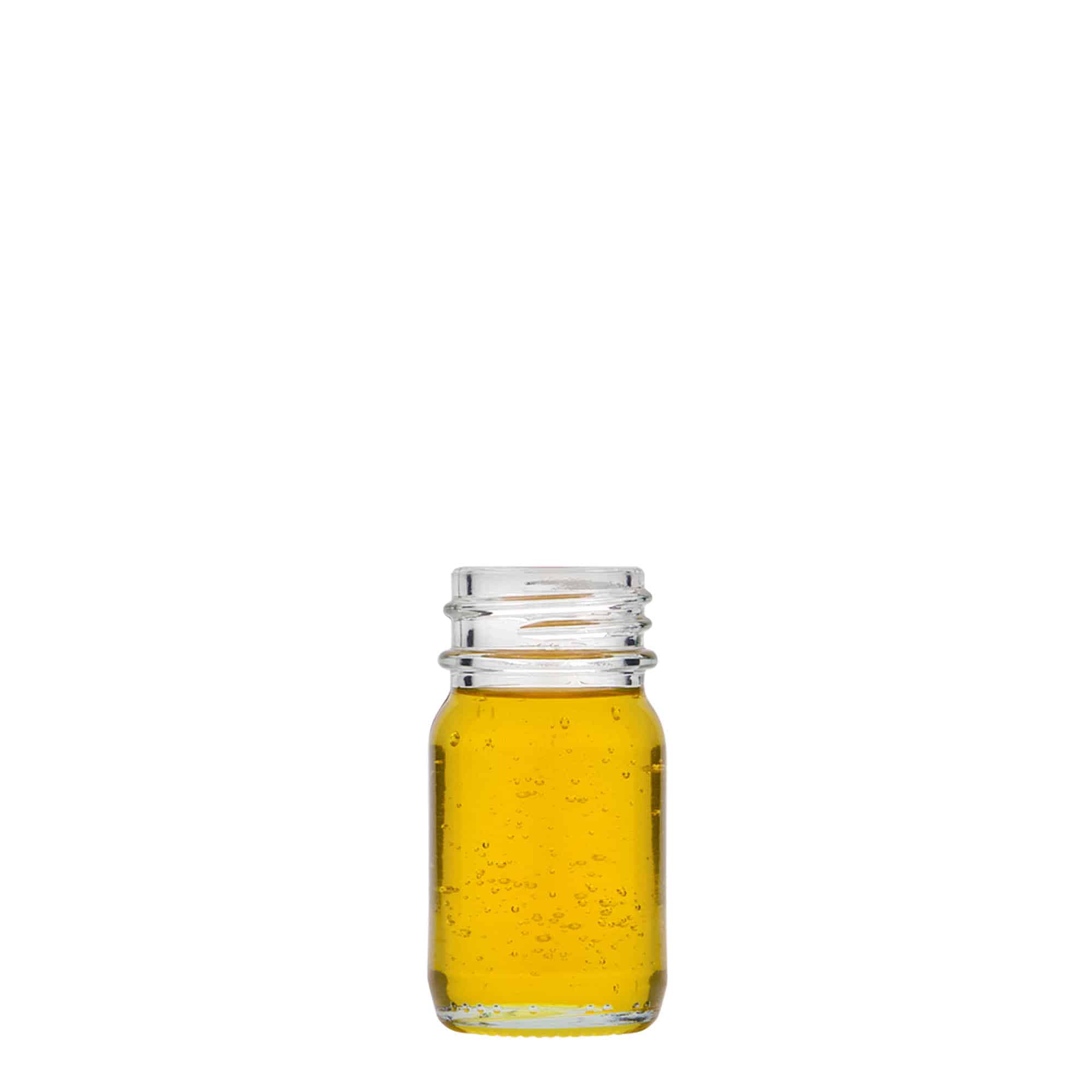 Tarro de boca ancha de 30 ml, boca: DIN 32