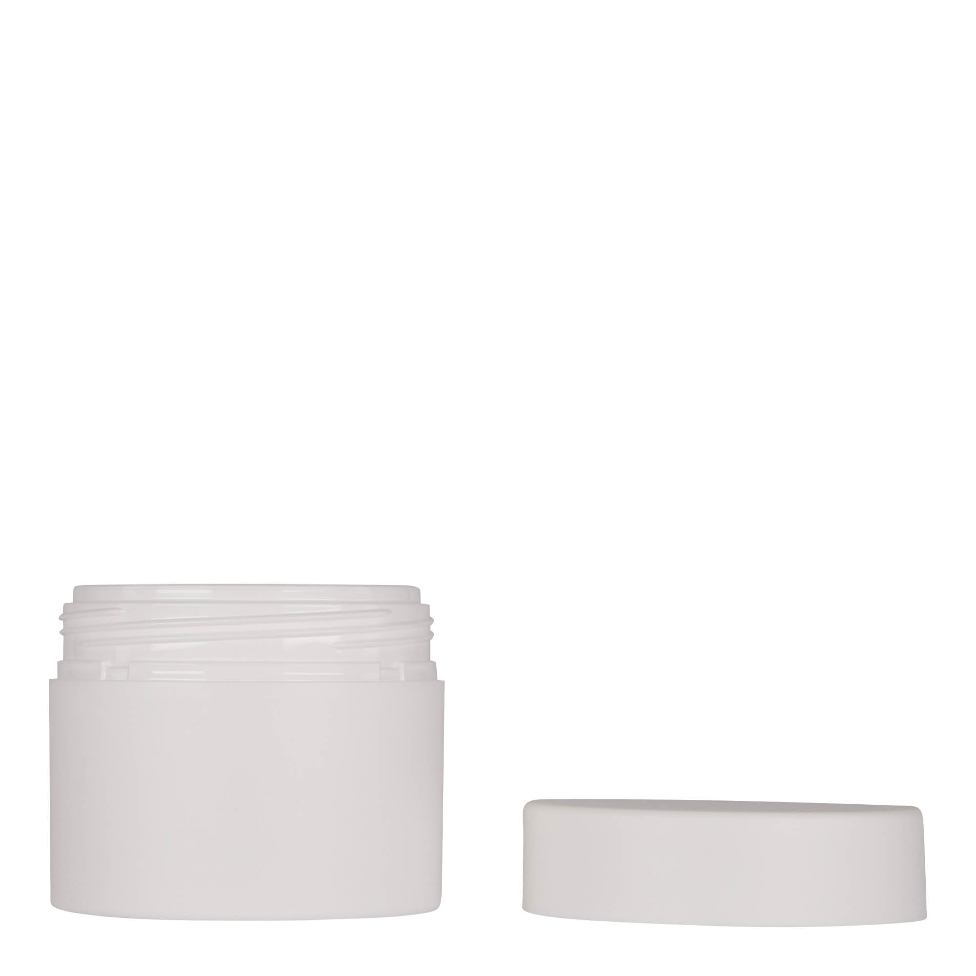 100 ml bote de plástico 'Antonella', PP, blanco, boca: cierre de rosca 100 ml bote de plástico 'Antonella', PP, blanco, boca: cierre de rosca