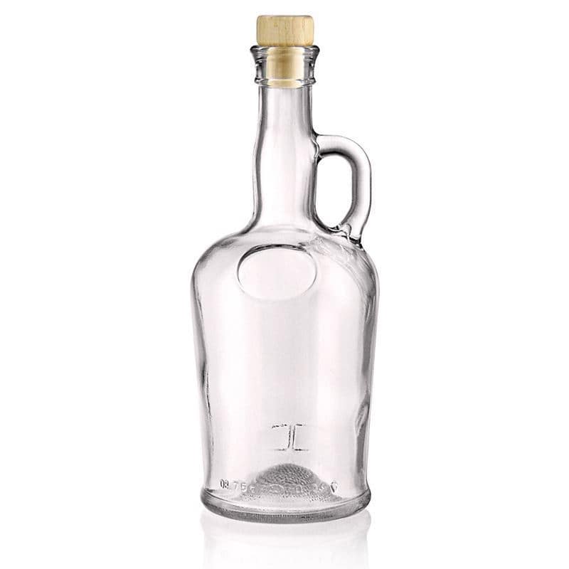 Botella de vidrio 'Barcelona' de 750 ml, boca: corcho