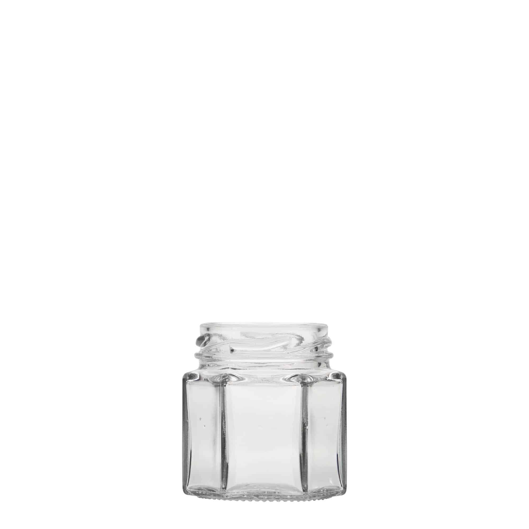 Tarro hexagonal de 47 ml, boca: Twist-Off (TO 43) Tarro hexagonal de 47 ml, boca: Twist-Off (TO 43)