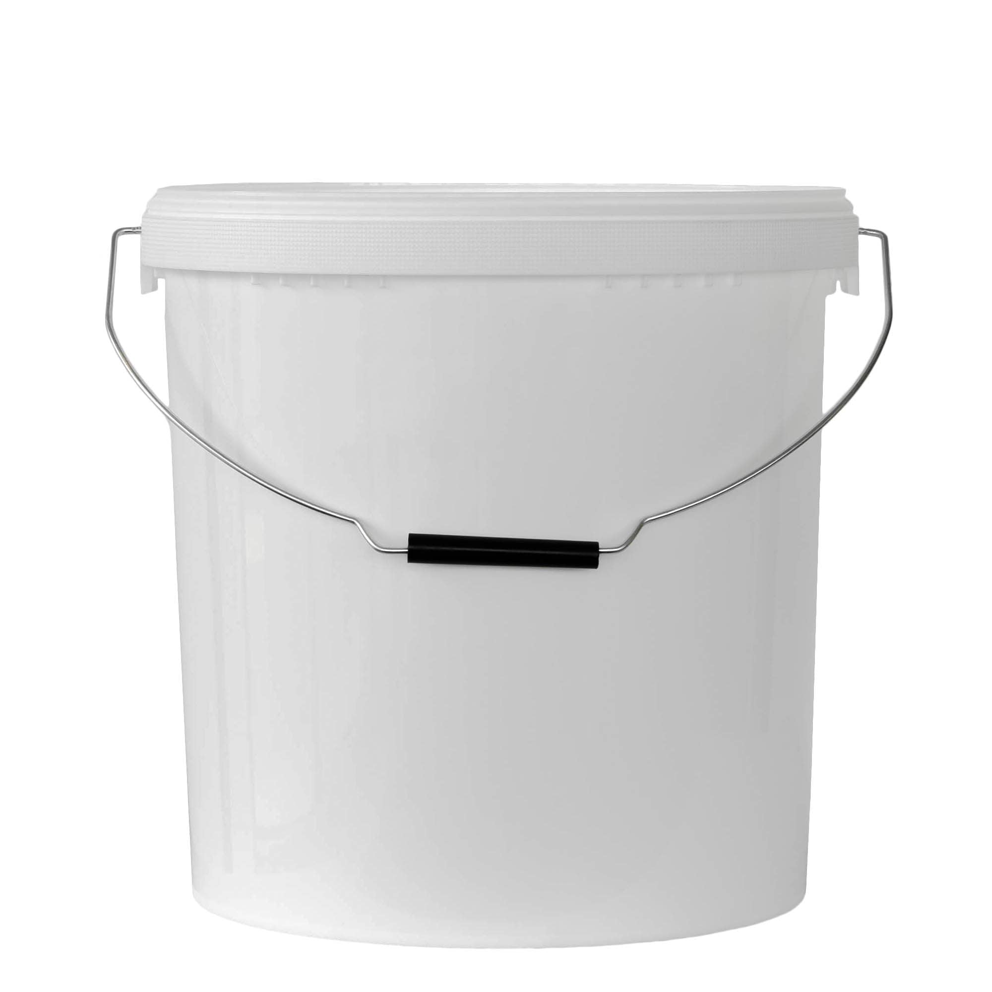 Cubo de 20 l, plástico de PP, blanco Cubo de 20 l, plástico de PP, blanco