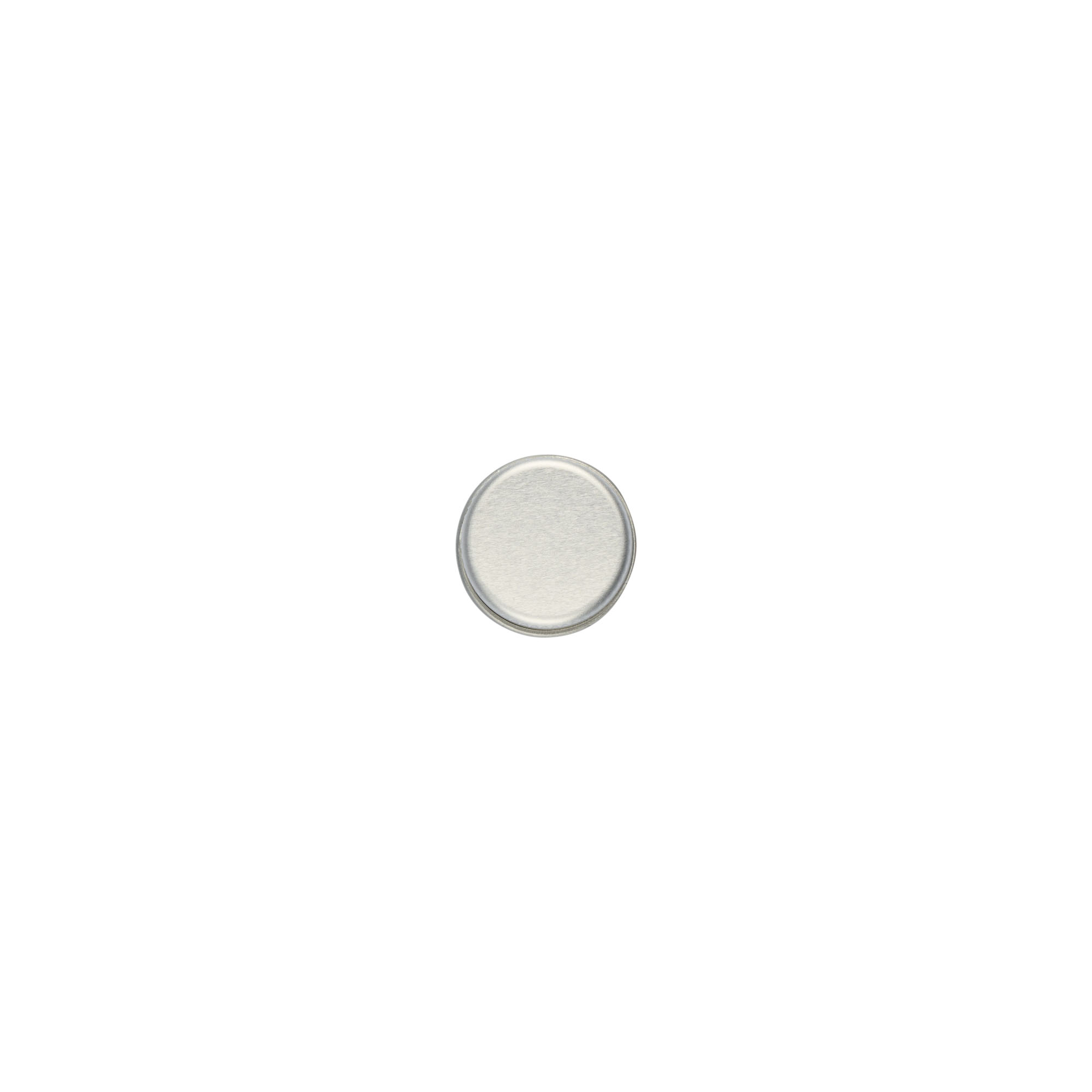 Tapa de rosca, metal, plateado, para boca: 20/410