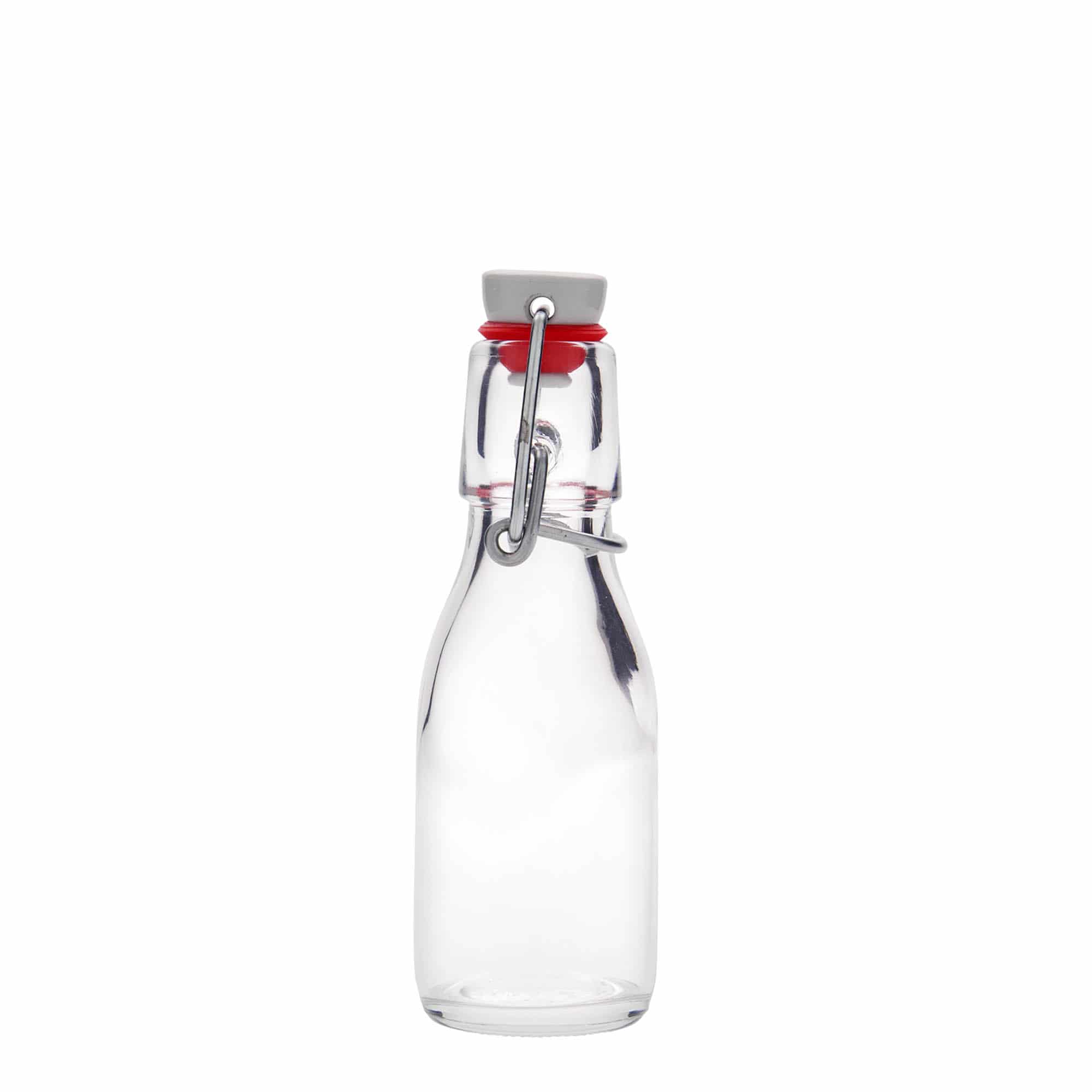 Botella de cristal de 100 ml «Paul», boca: cierre de palanca