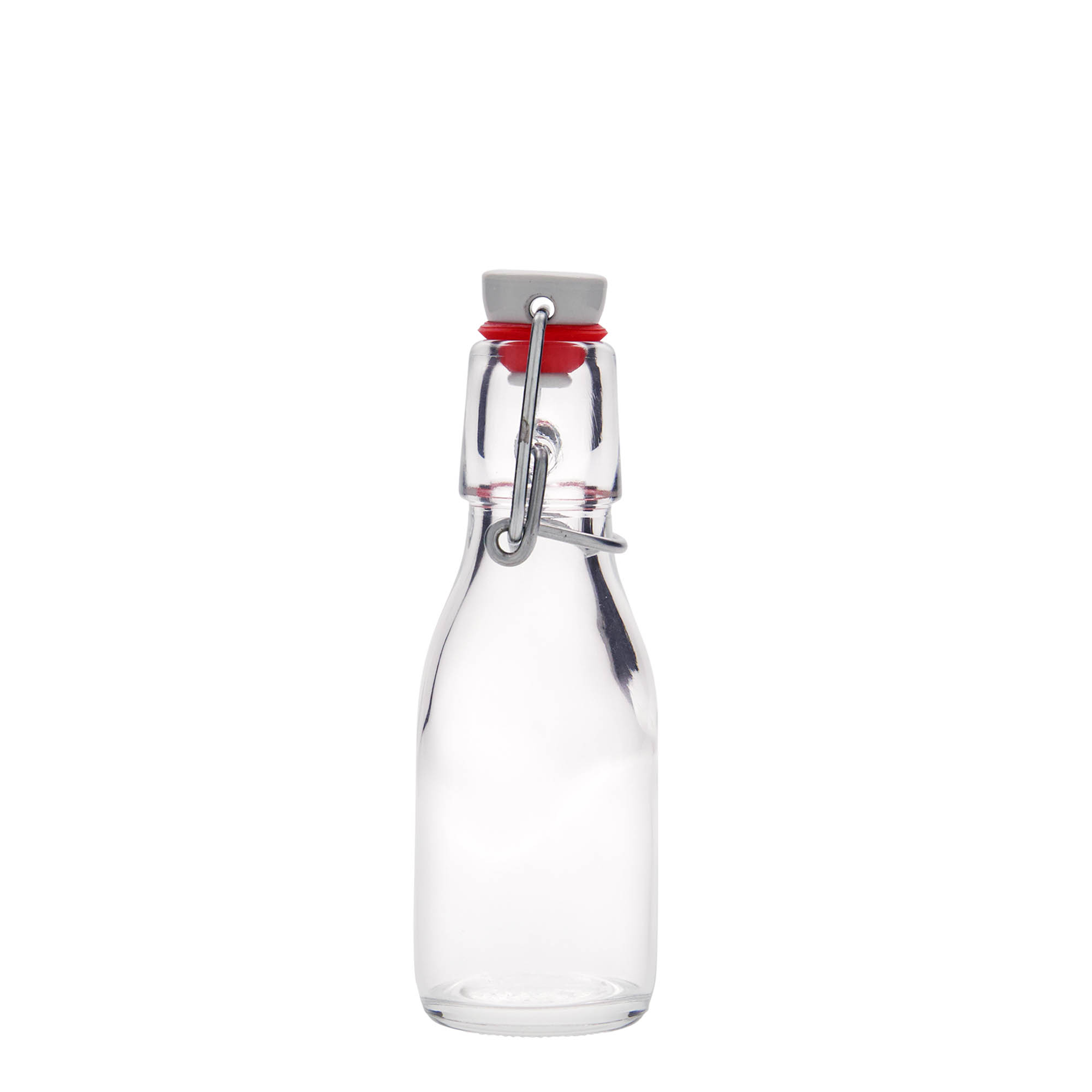 Botella de cristal de 100 ml «Paul», boca: cierre de palanca