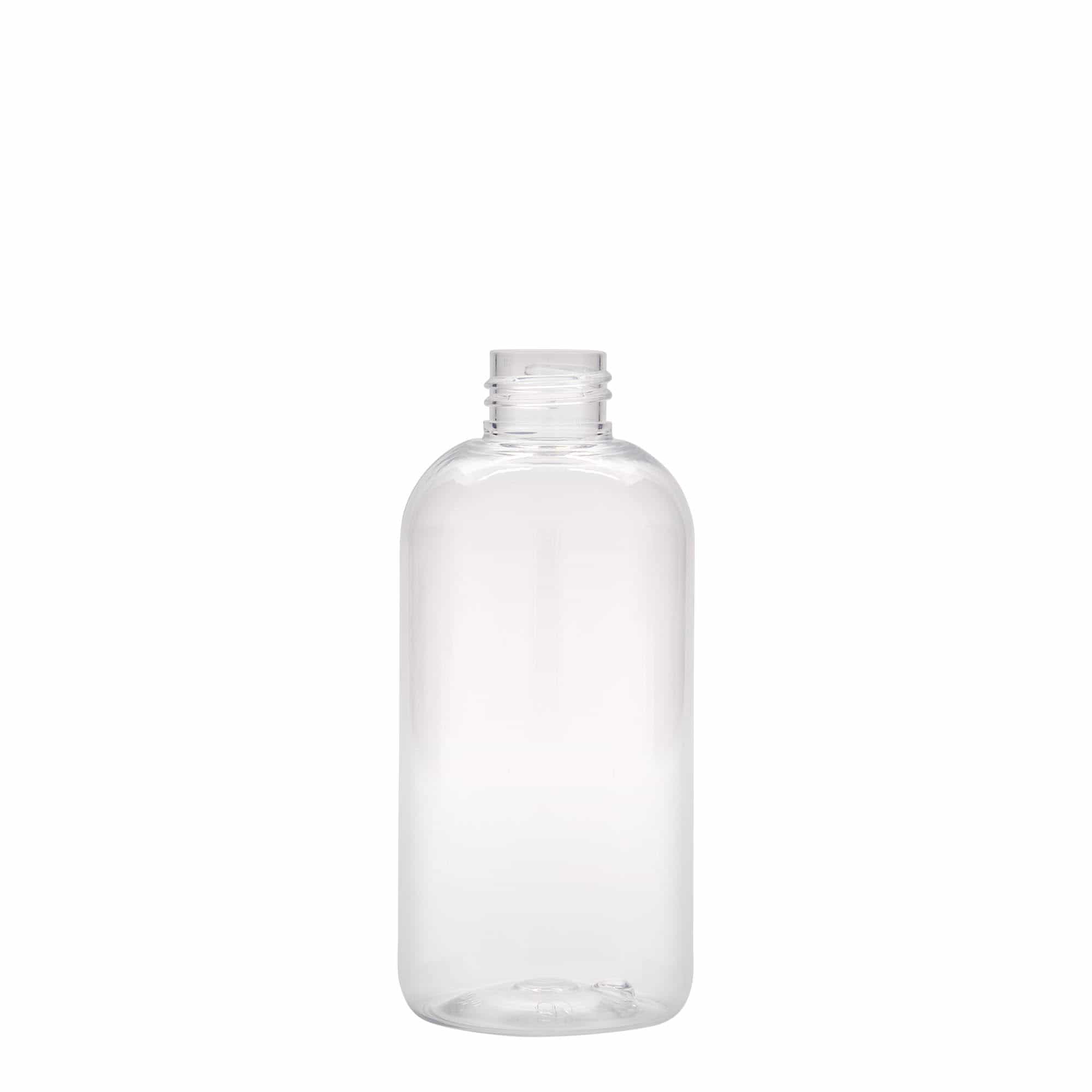 Botella de PET 'Boston' de 200 ml, plástico, boca: GPI 24/410