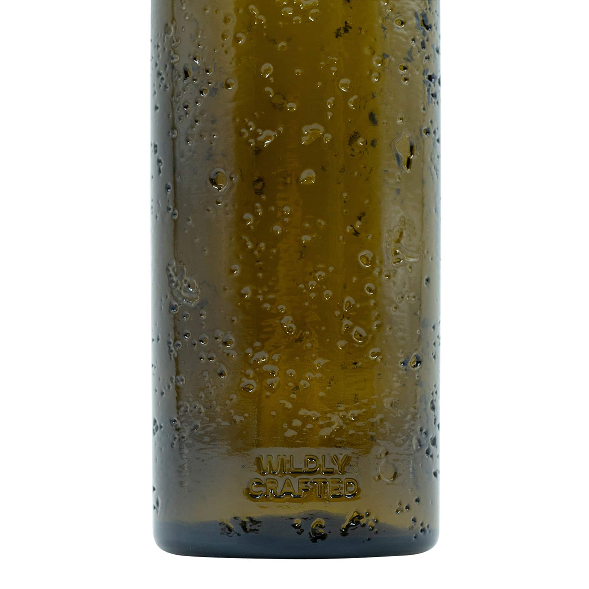 Botella de vidrio Wildly Crafted 'Bobber Jr' de 500 ml, marrón, boca: corcho