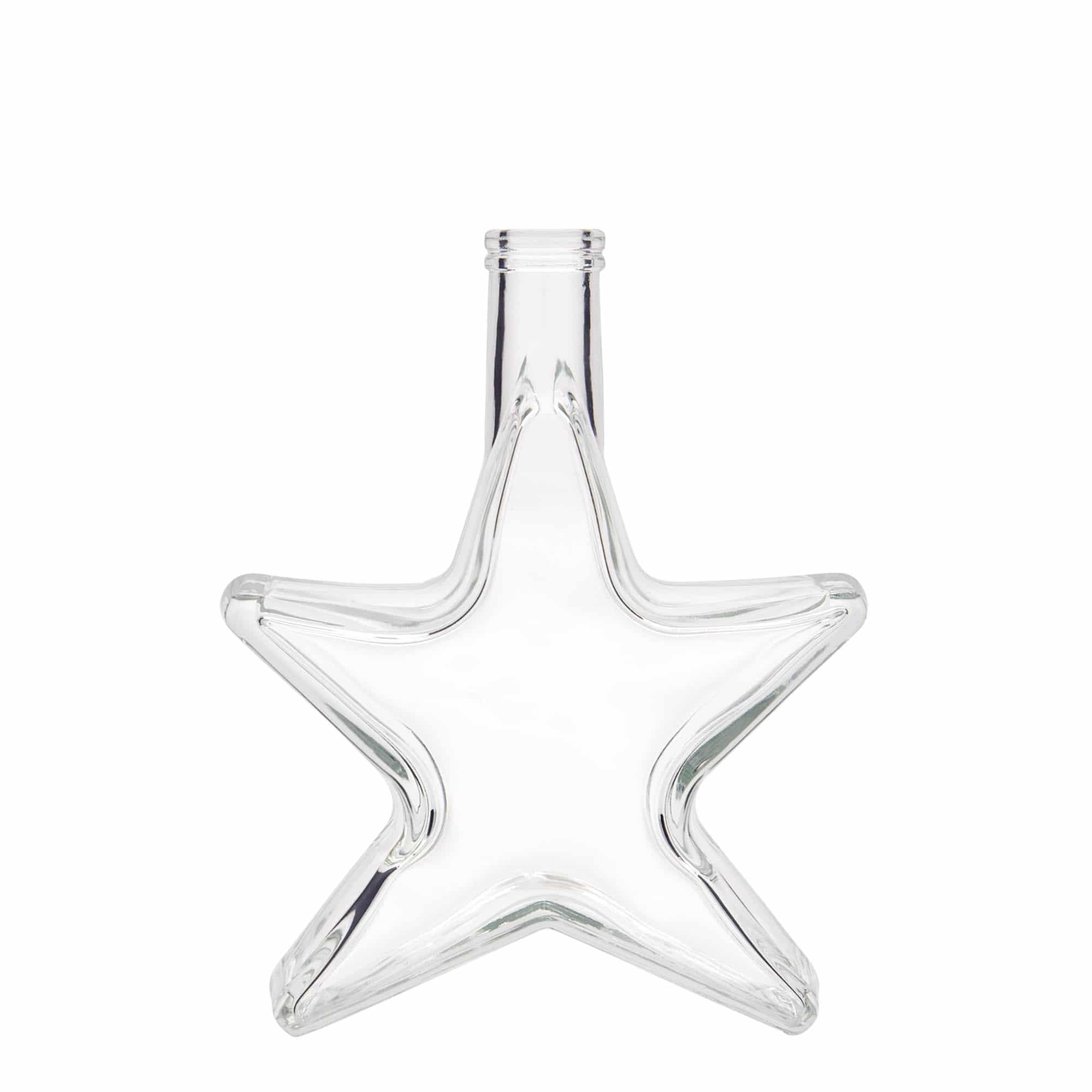 Botella de vidrio de 350 ml 'Estrella', boca: corcho
