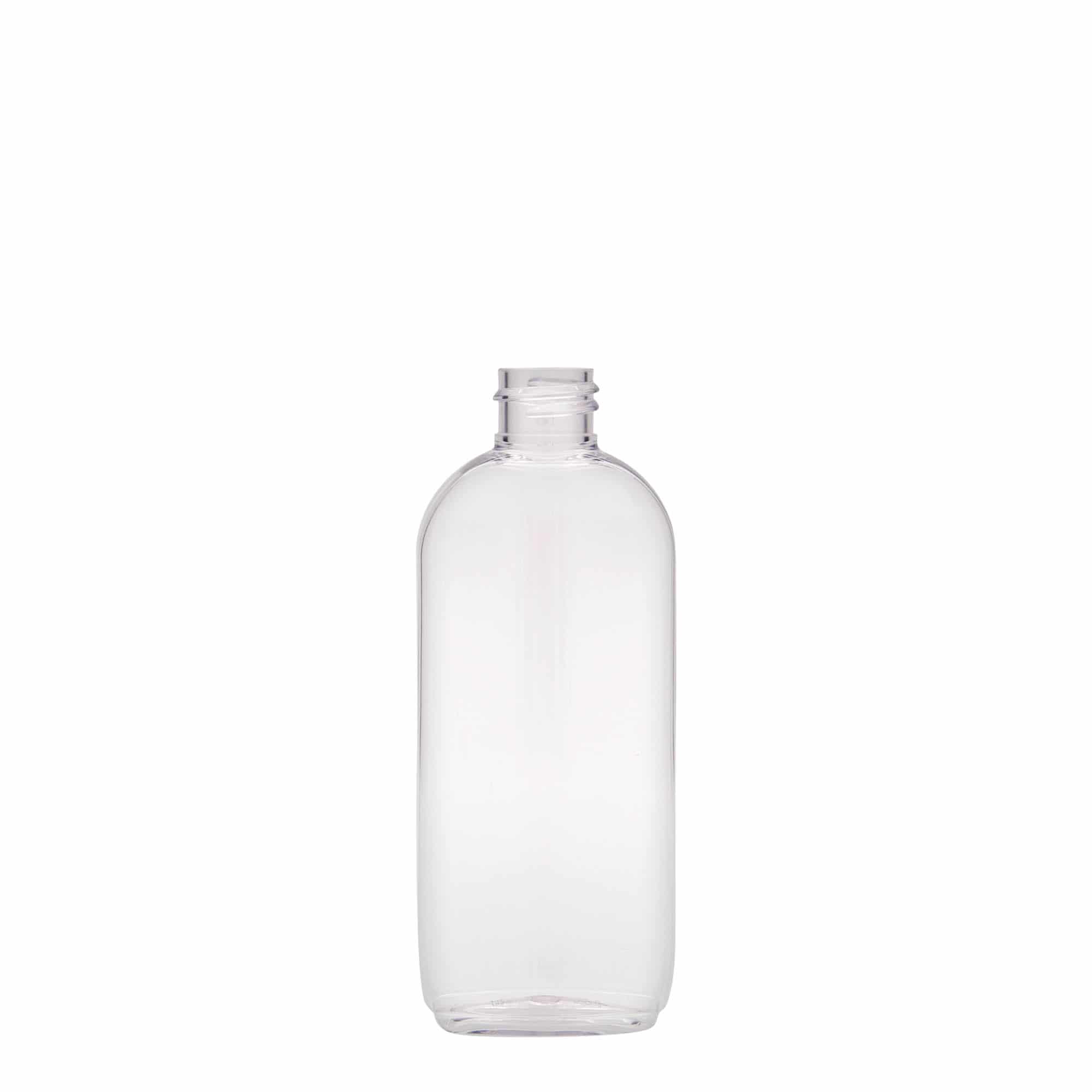 Botella de PET 'Iris' de 100 ml, ovalada, plástico, boca: 20/410 Botella de PET 'Iris' de 100 ml, ovalada, plástico, boca: 20/410