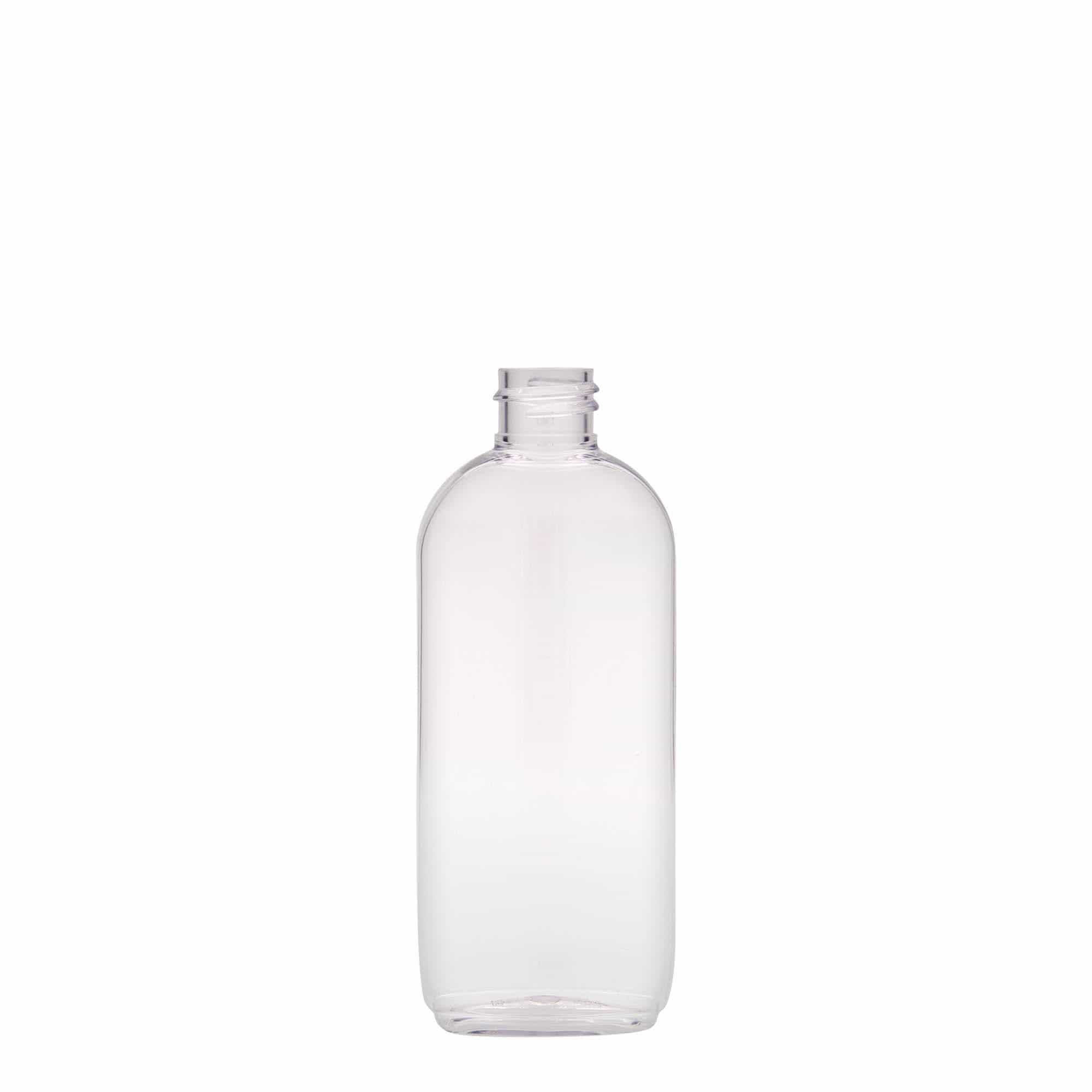 Botella PET de 100 ml 'Iris', ovalada, plástico, boca: 20/410