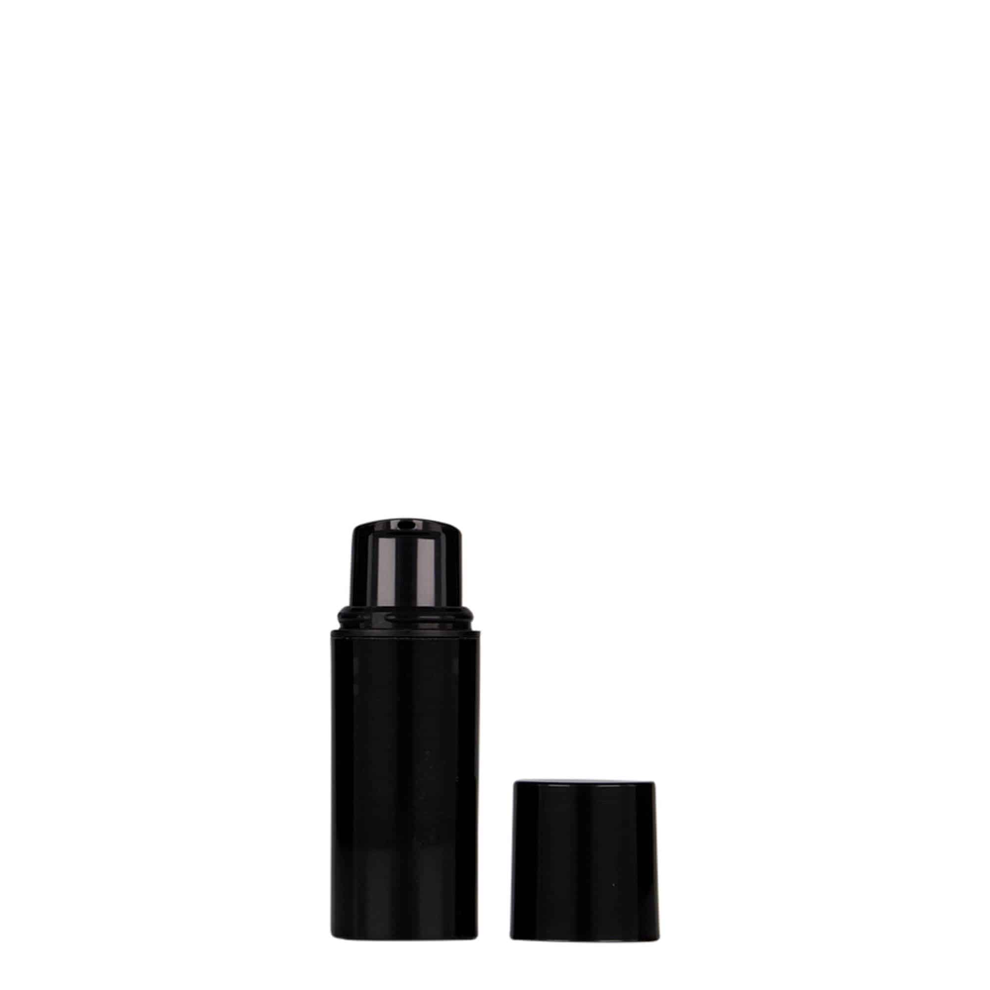 Dispensador Airless 'Nano' de 5 ml, plástico de PP, negro