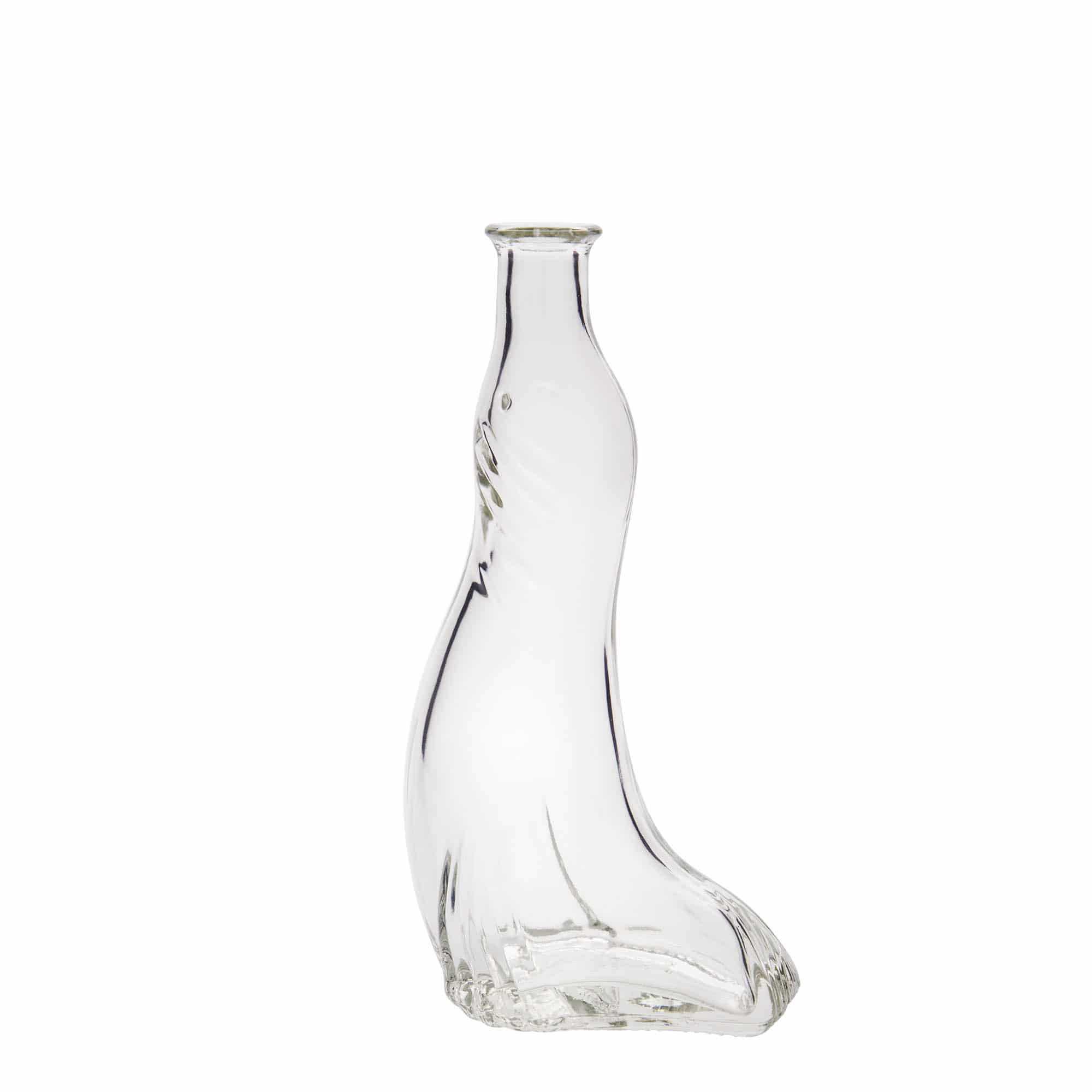 Botella de vidrio 'Foca' de 200 ml, boca: corcho