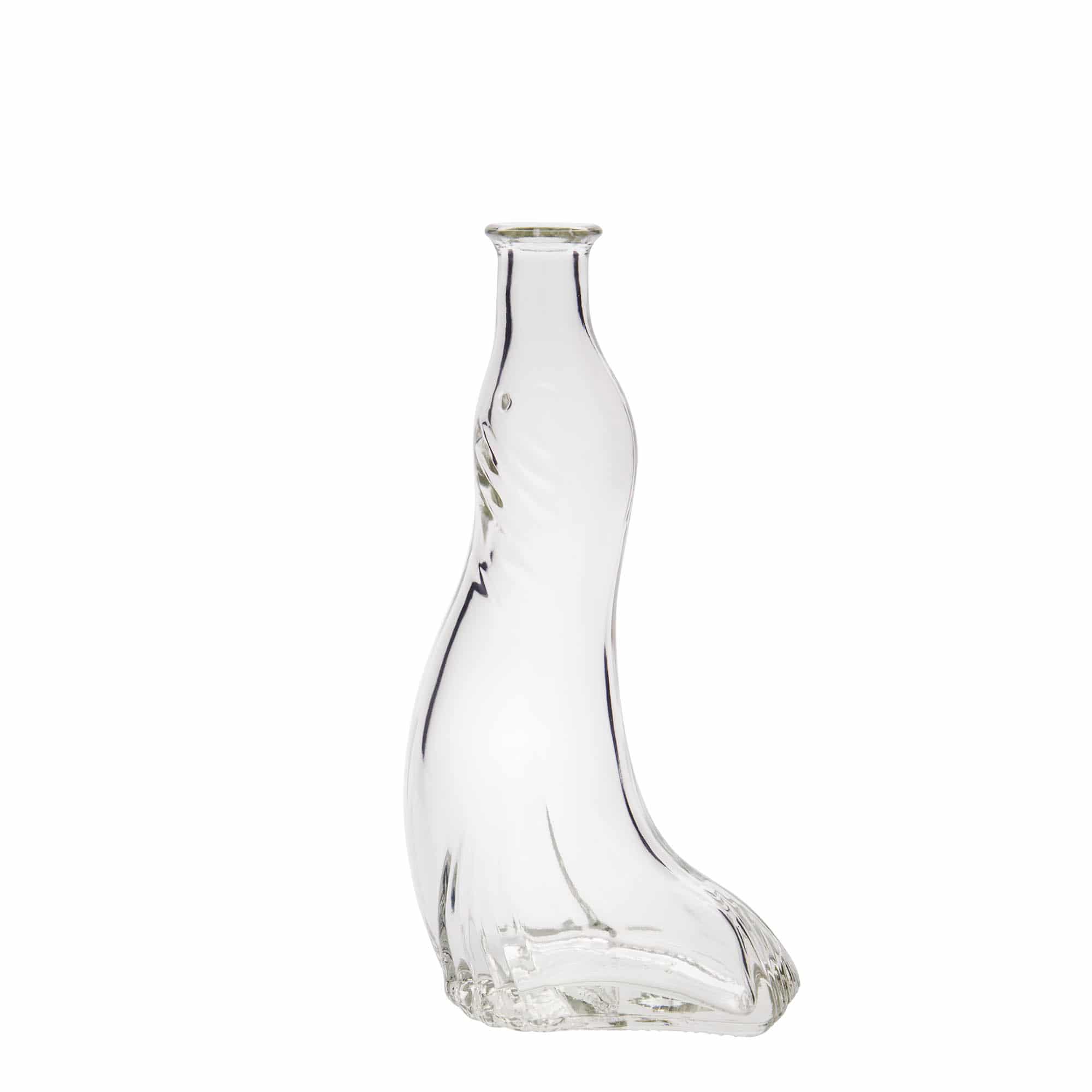 Botella de vidrio de 200 ml 'Foca', boca: corcho