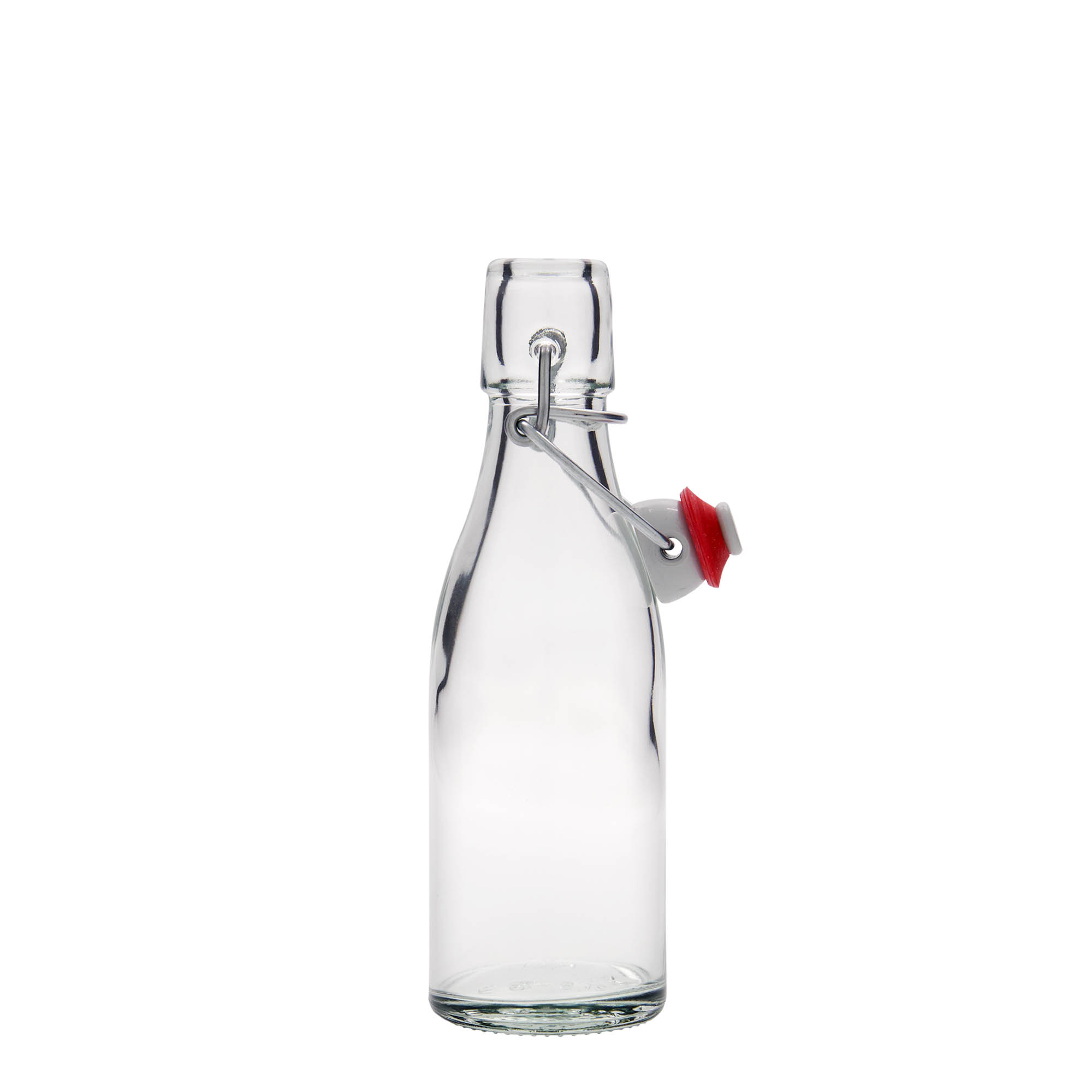 Botella de vidrio de 200 ml «Paul», boca: cierre de palanca