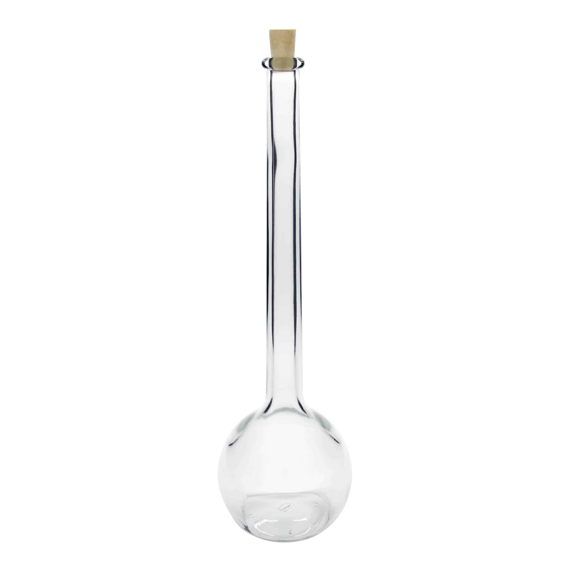 Botella de vidrio de 1.500 ml 'Tulipano', boca: corcho
