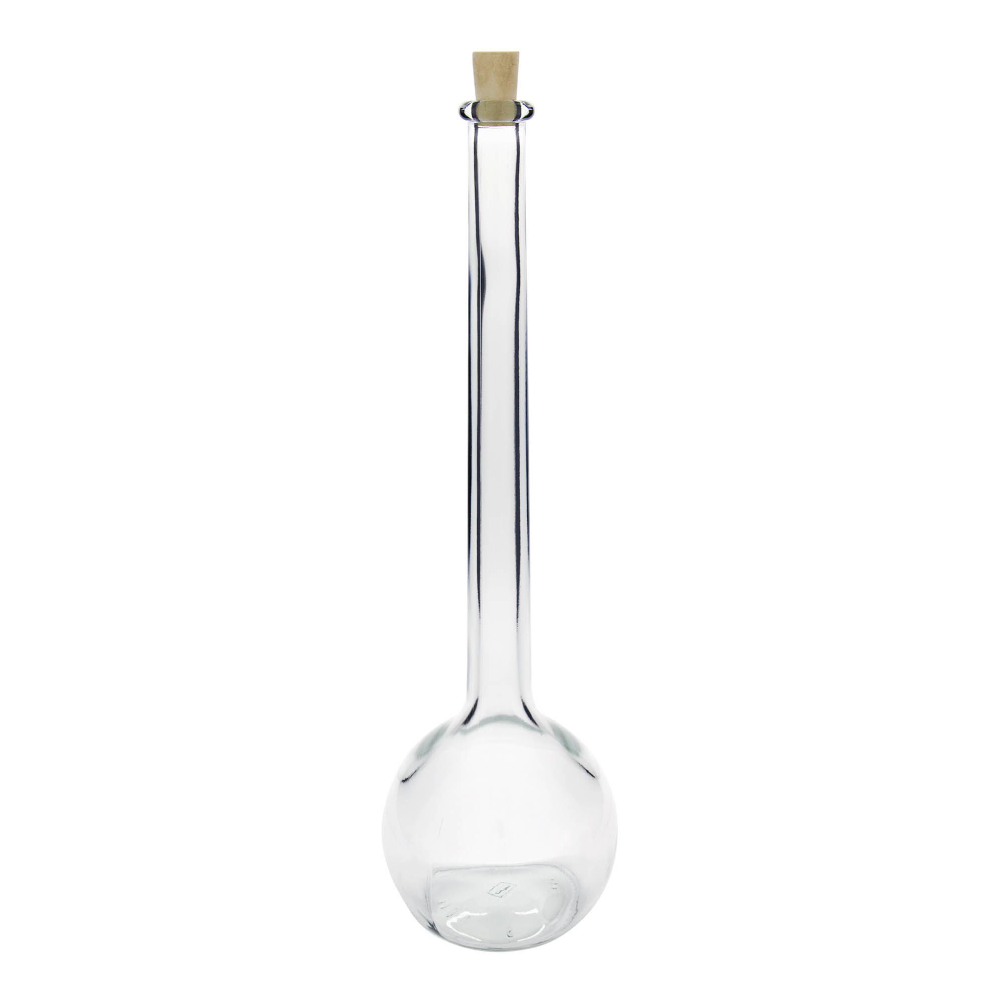 Botella de vidrio de 1.500 ml 'Tulipano', boca: corcho