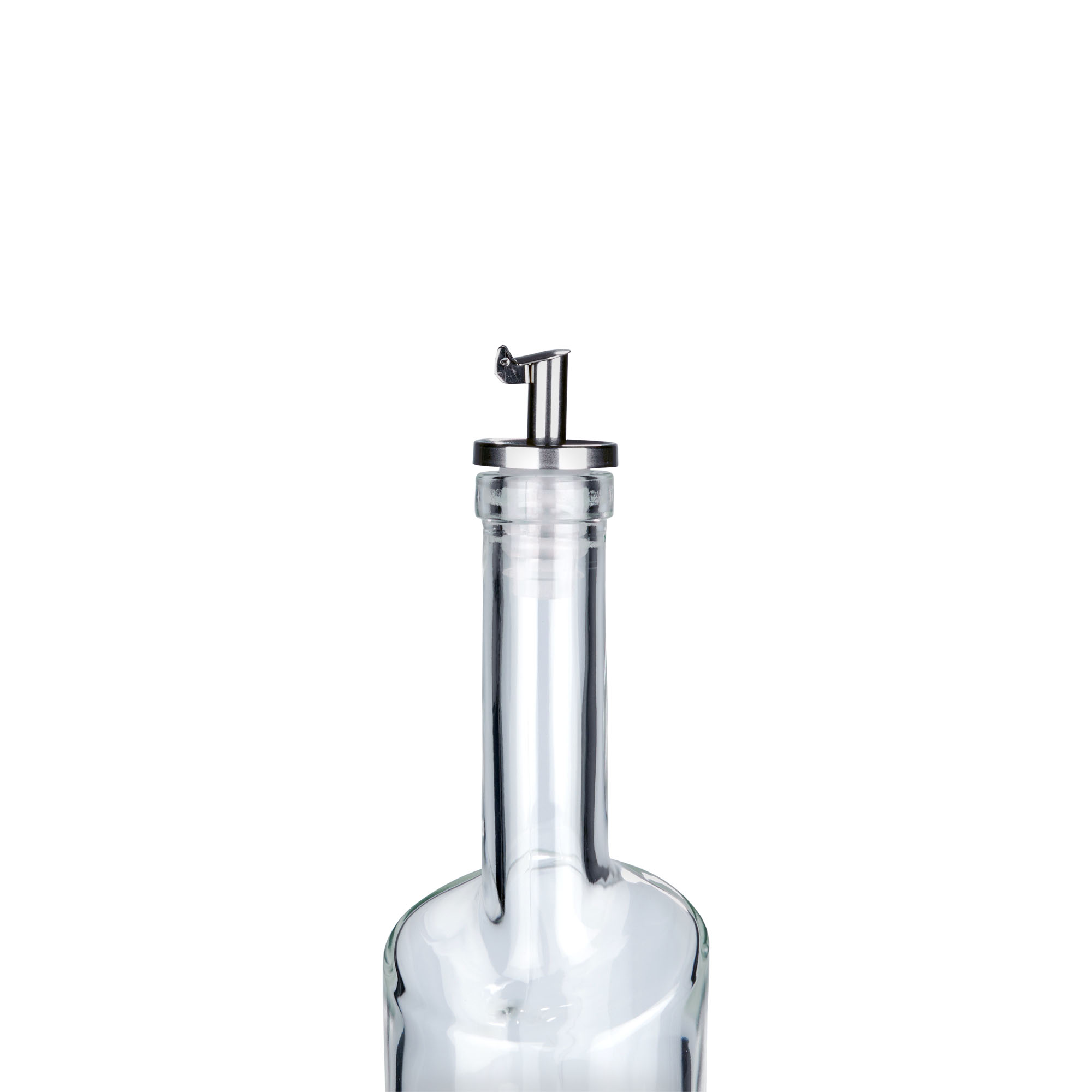 Vertedor Inox para vinagre, acero inoxidable, plateado